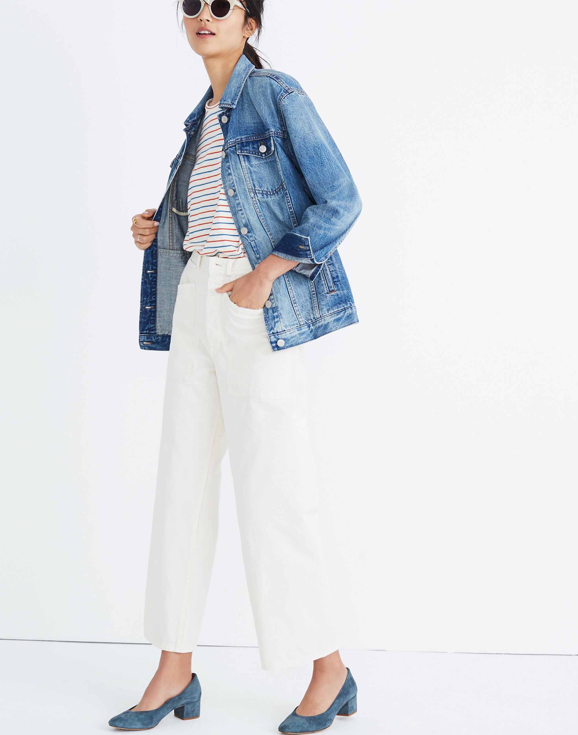 The Oversized Jean Jacket in Capstone Wash