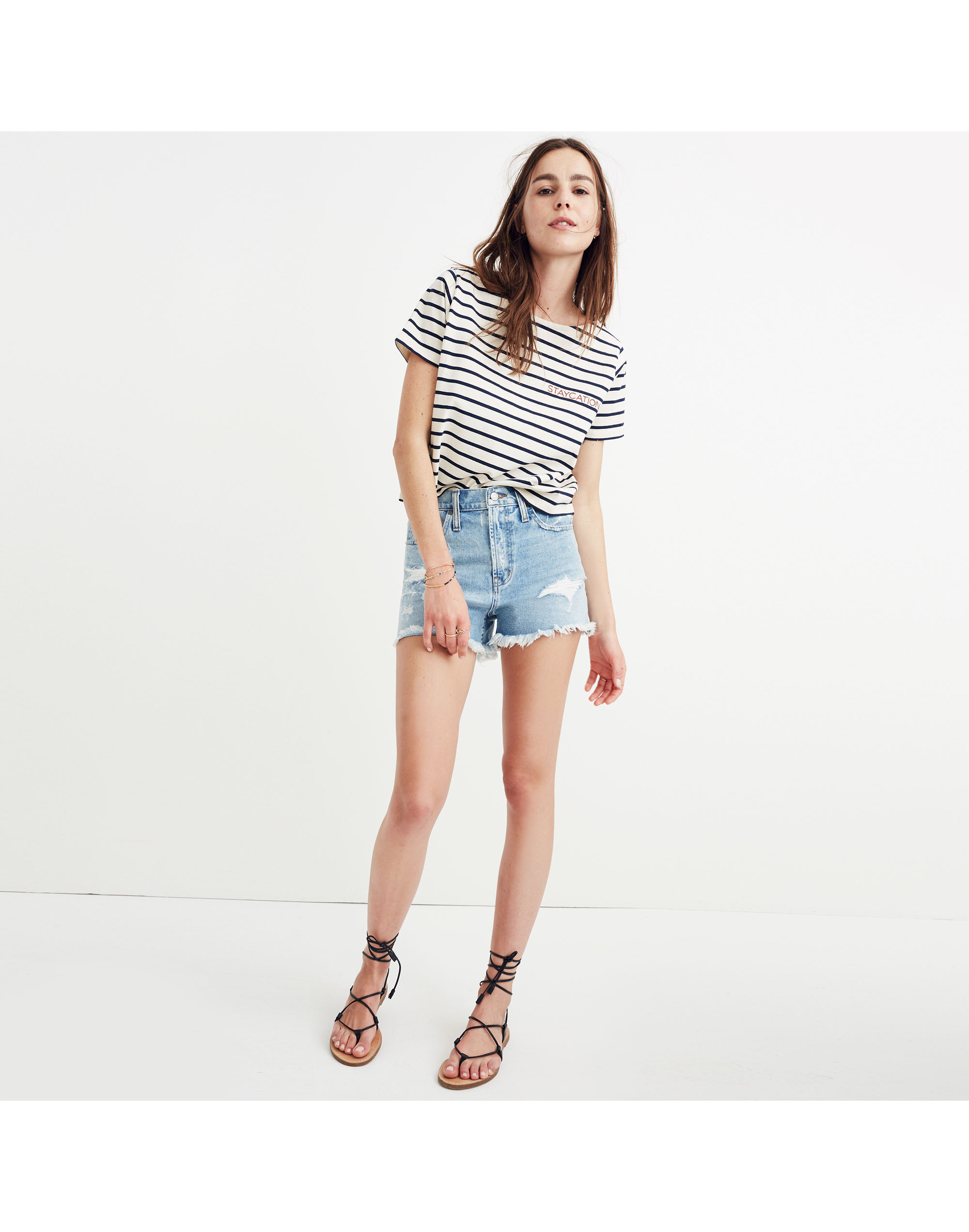 The Perfect Jean Short in Langdon Wash
