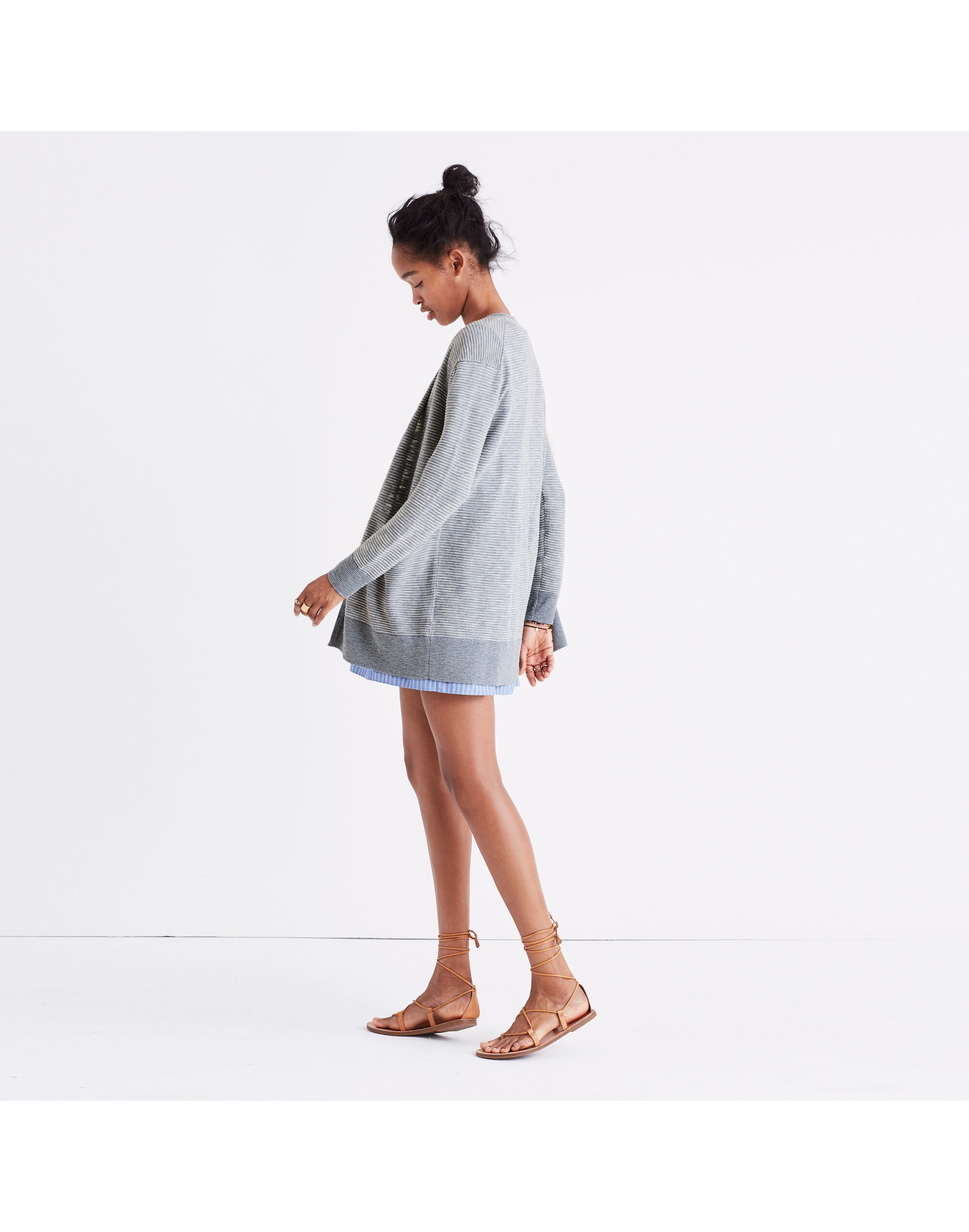 Summer Ryder Cardigan Sweater in Stripe