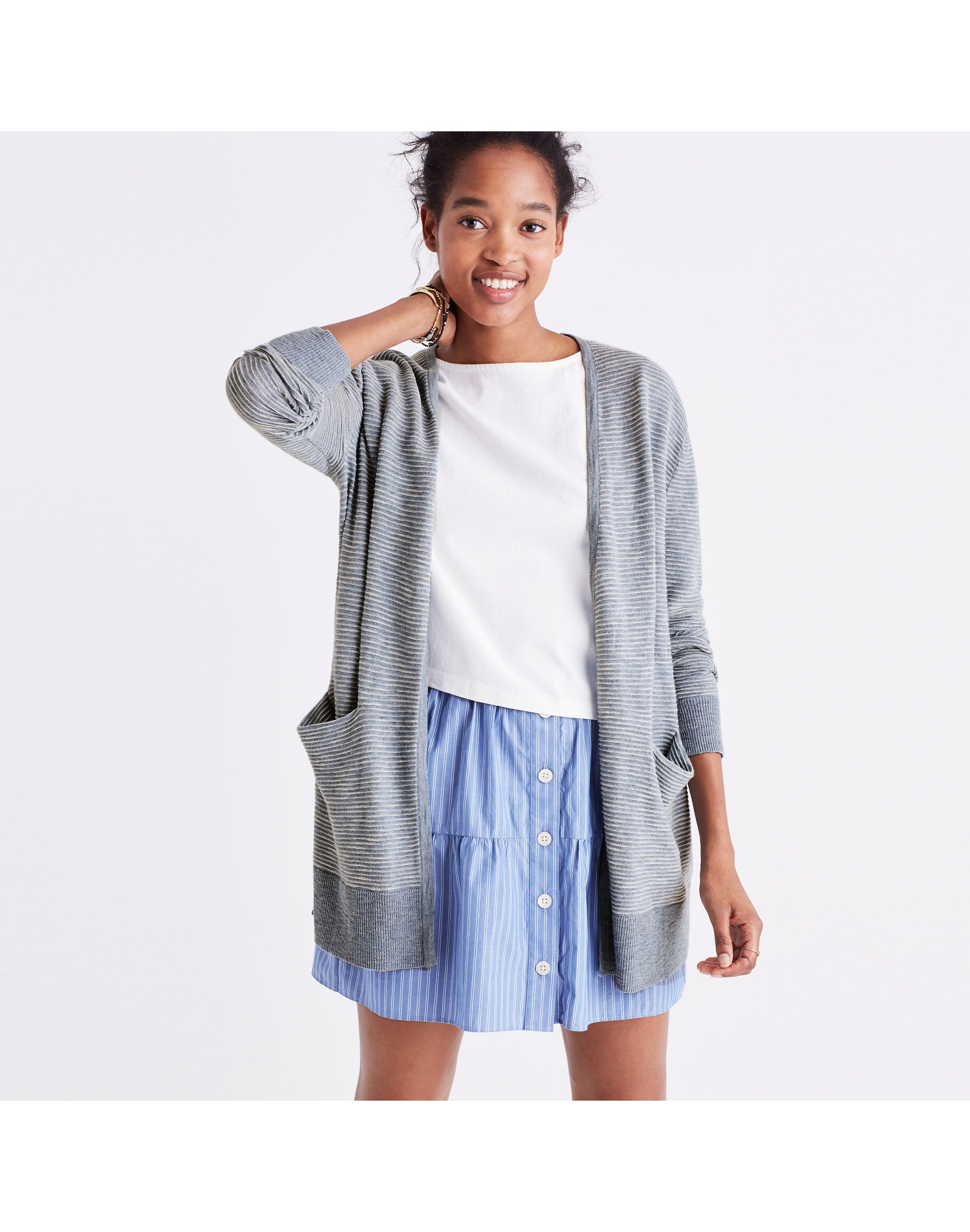 Summer Ryder Cardigan Sweater in Stripe