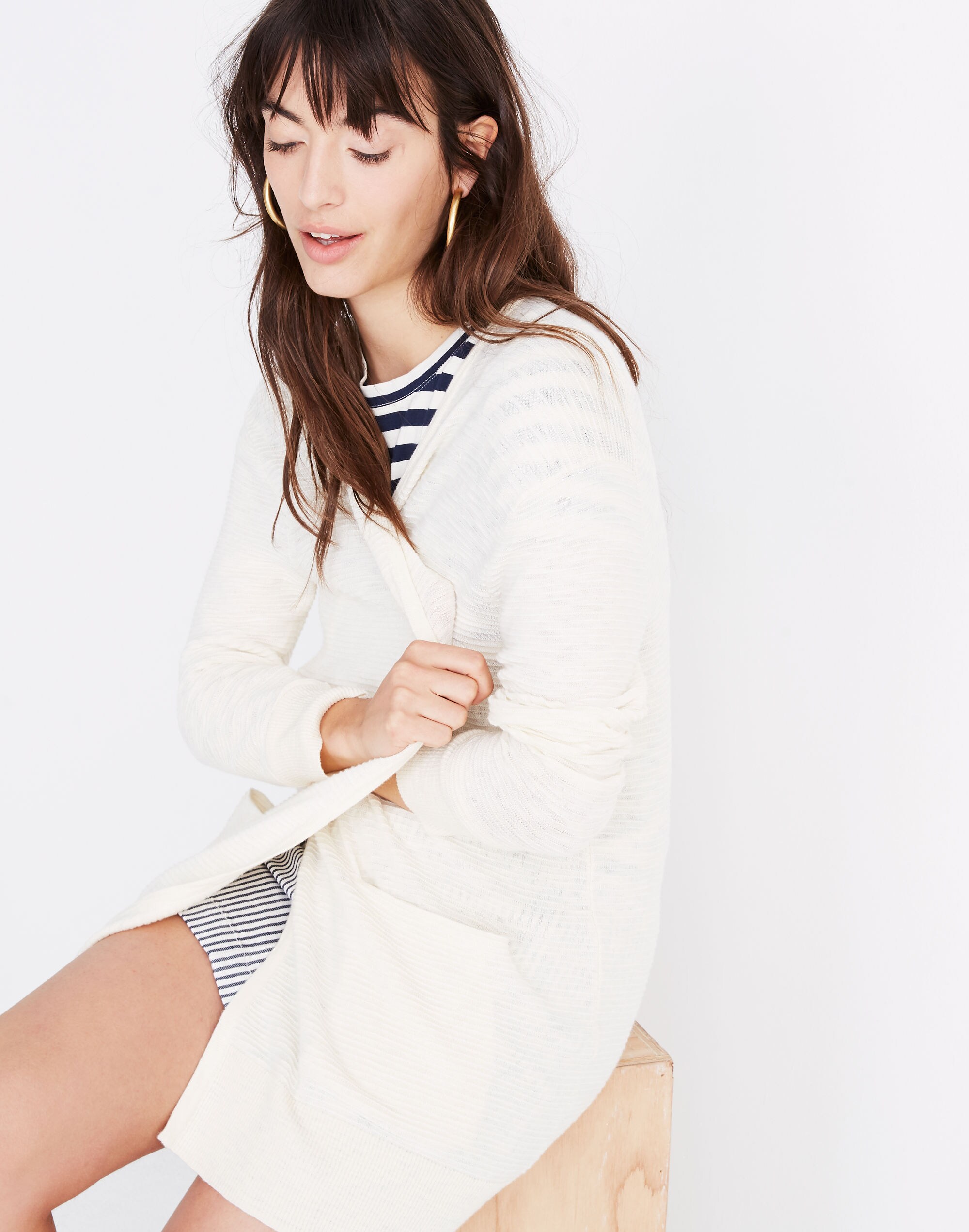 Summer Ryder Cardigan Sweater in Stripe
