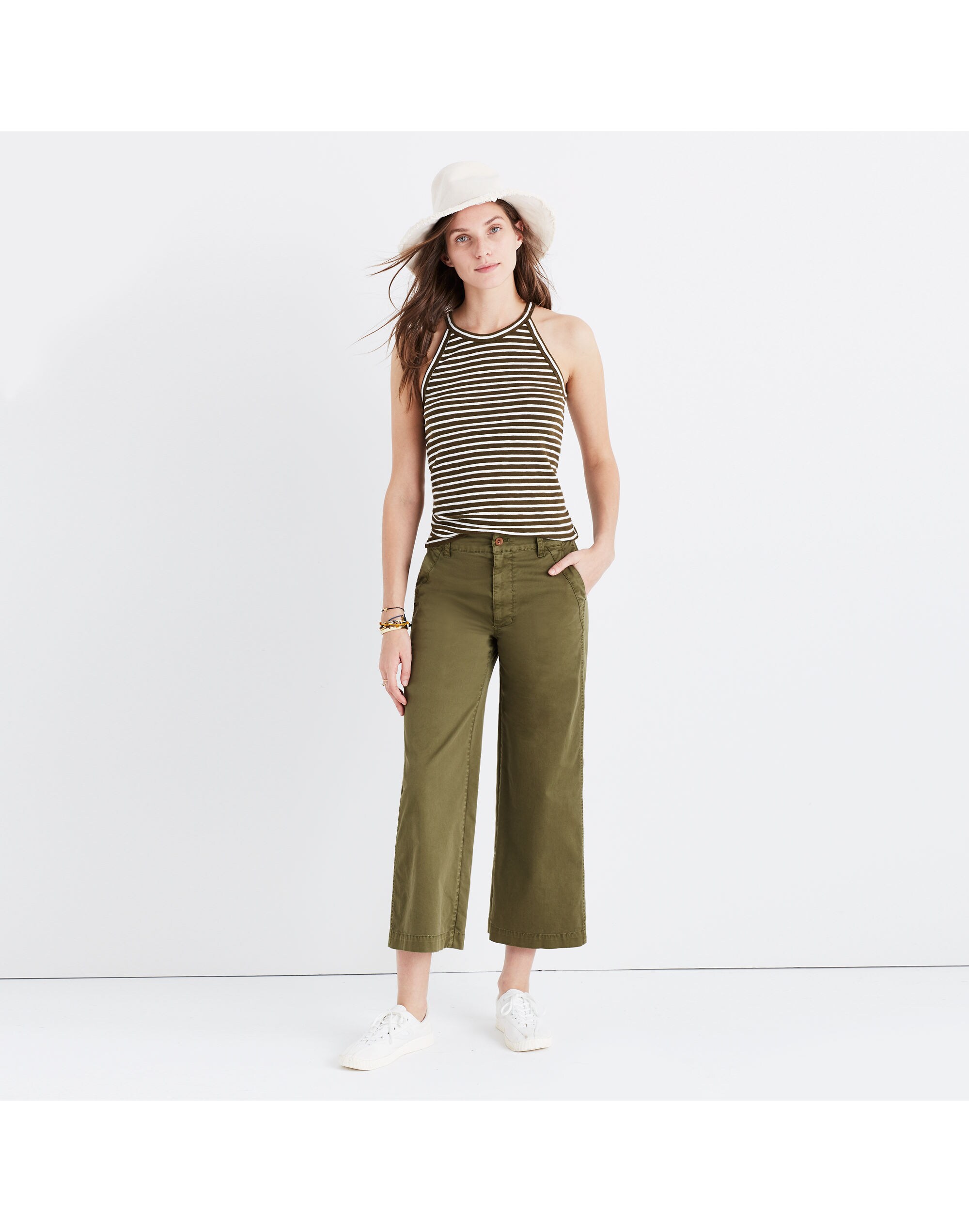 Timeoff Tank Top in Marion Stripe