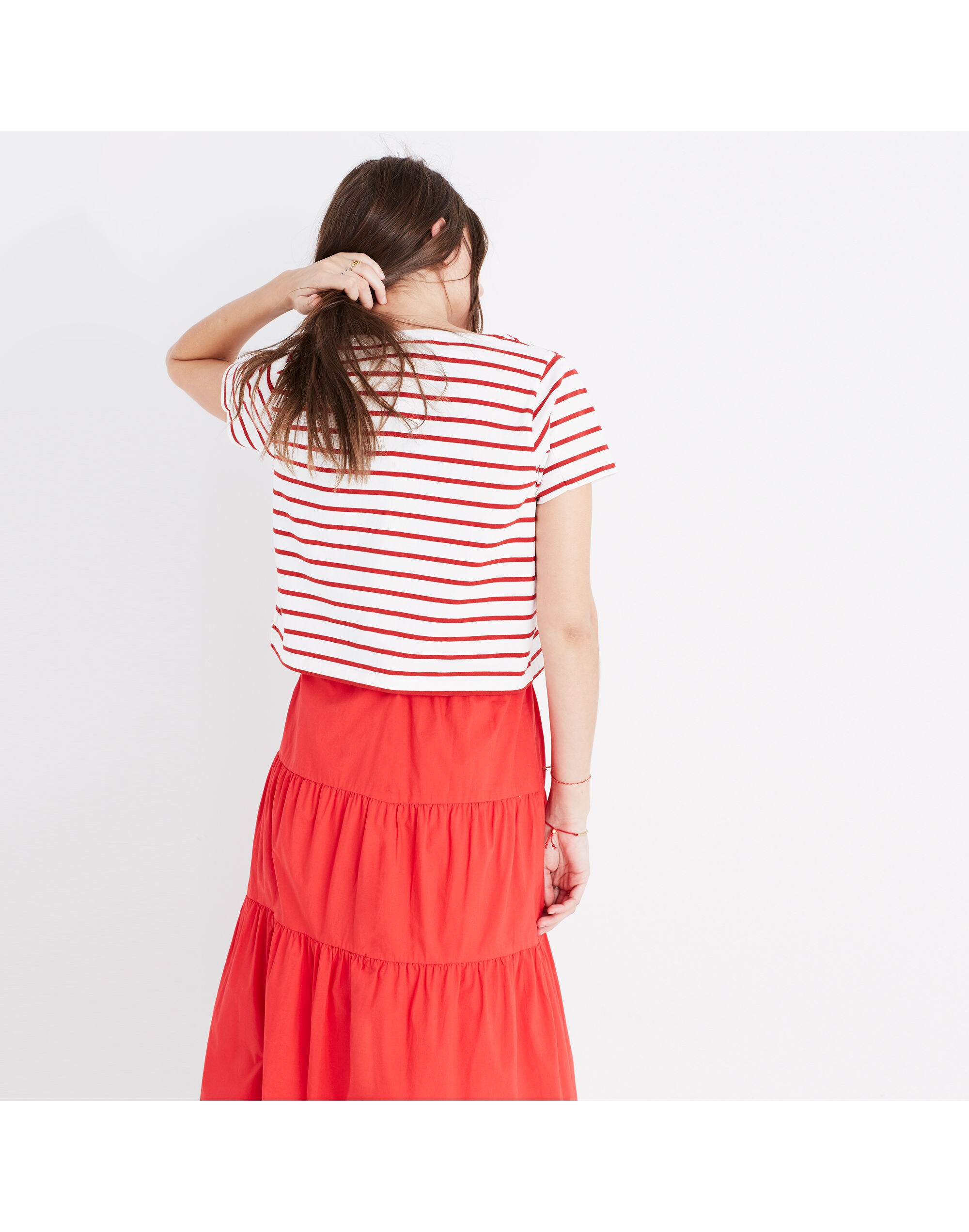 Setlist Boxy Tee in Murphy Stripe