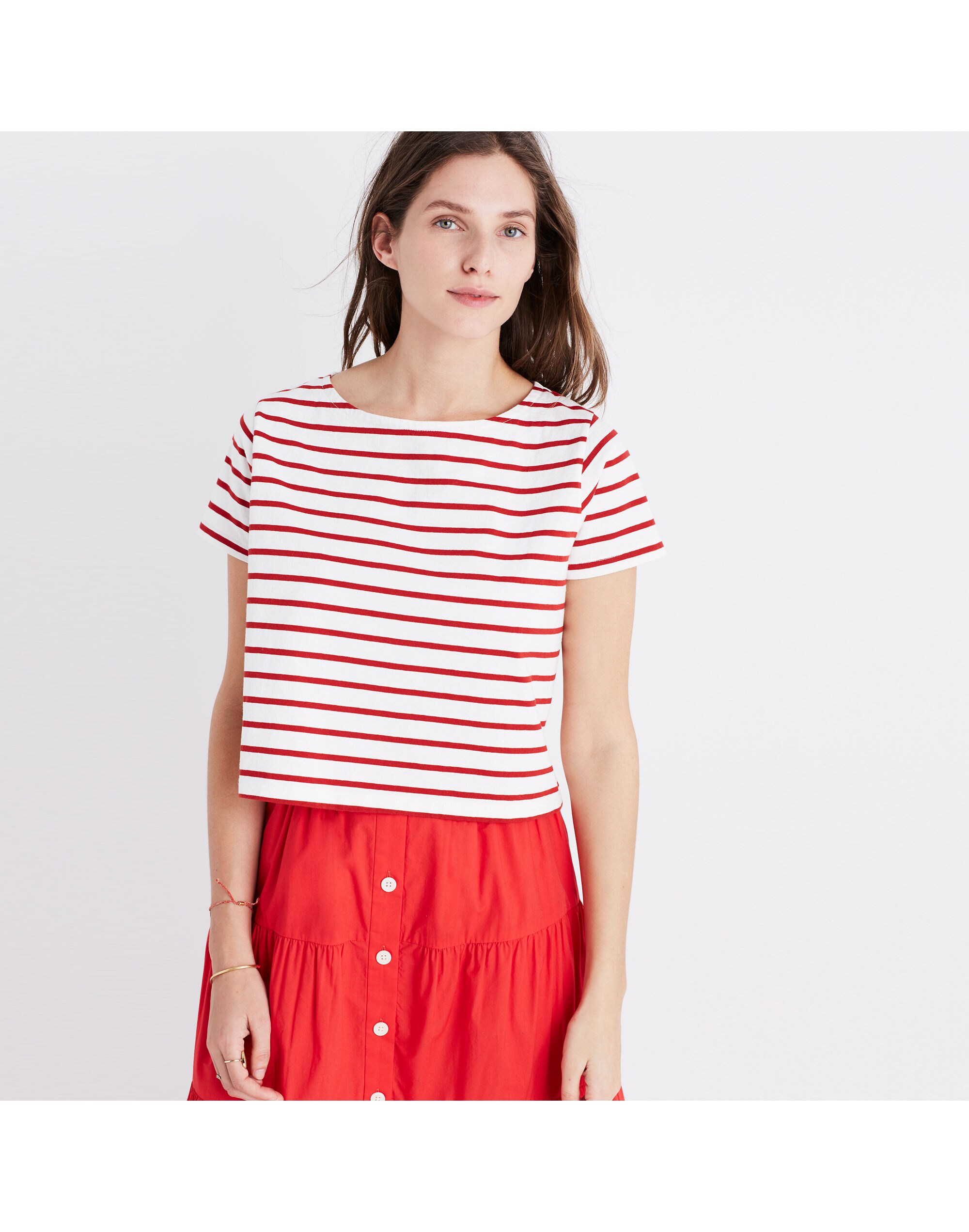 Setlist Boxy Tee in Murphy Stripe