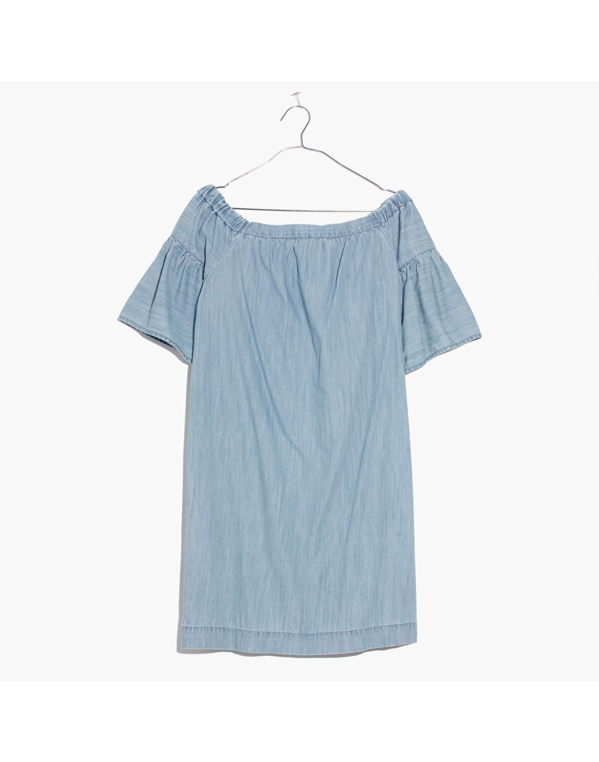 Denim Azalea Off-the-Shoulder Dress