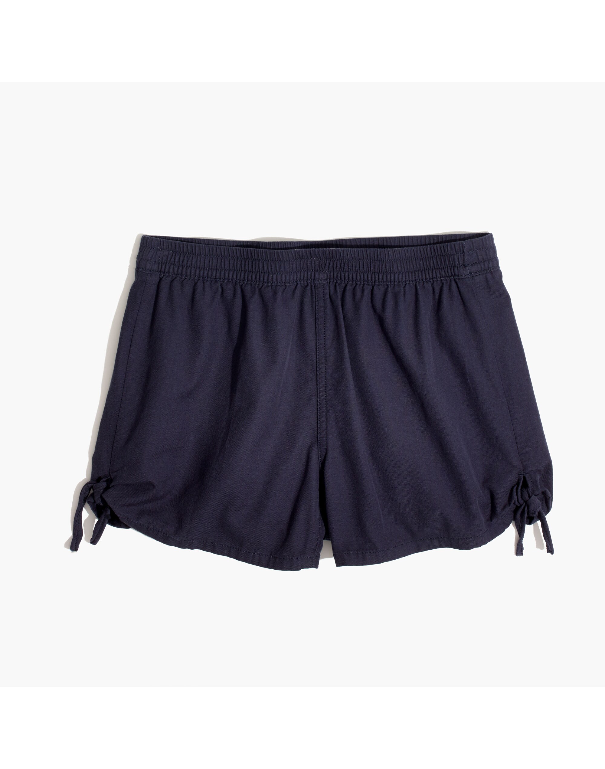 Pull-On Side-Tie Shorts