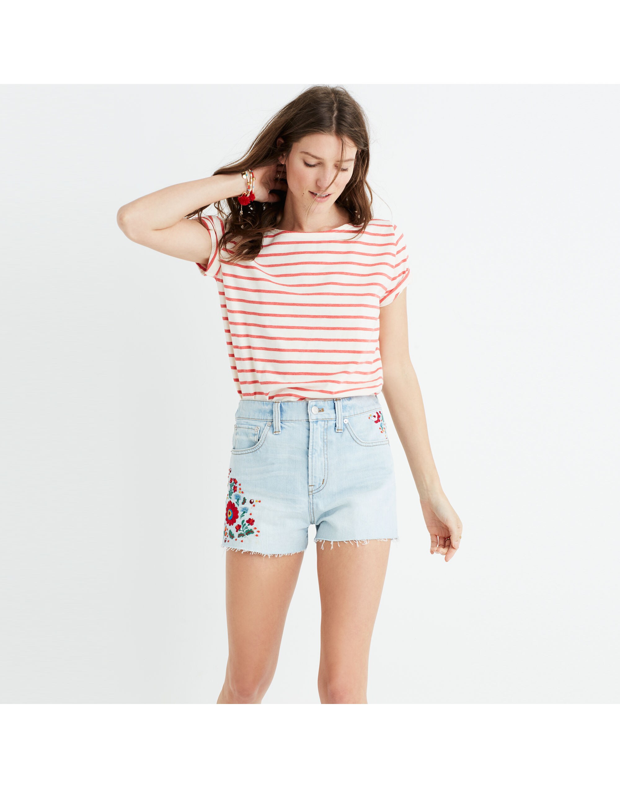 The Perfect Jean Short: Embroidered Edition