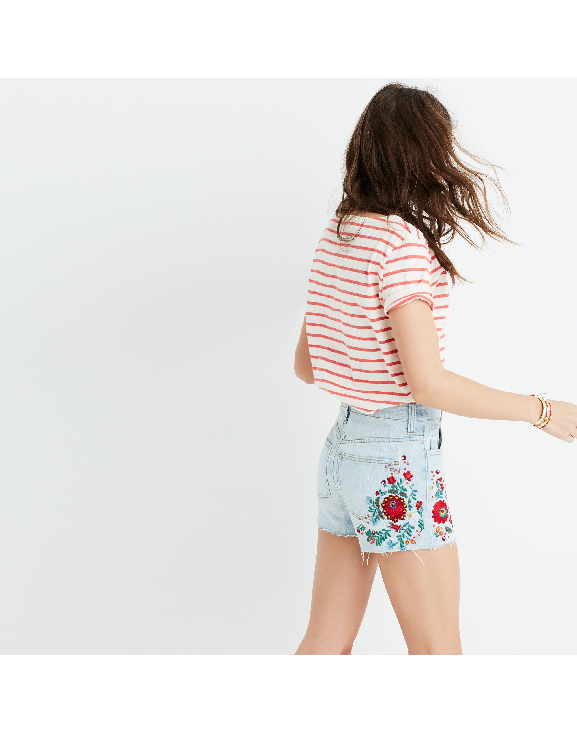 The Perfect Jean Short: Embroidered Edition