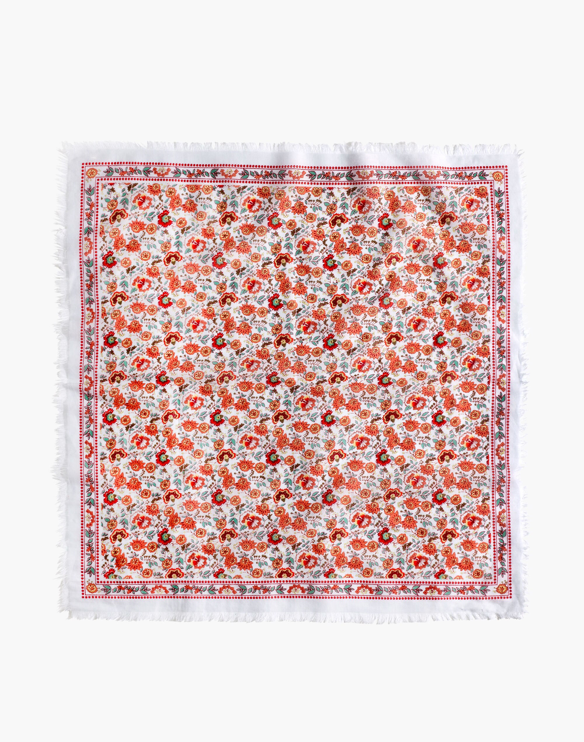 Fringed Organic Cotton Bandana