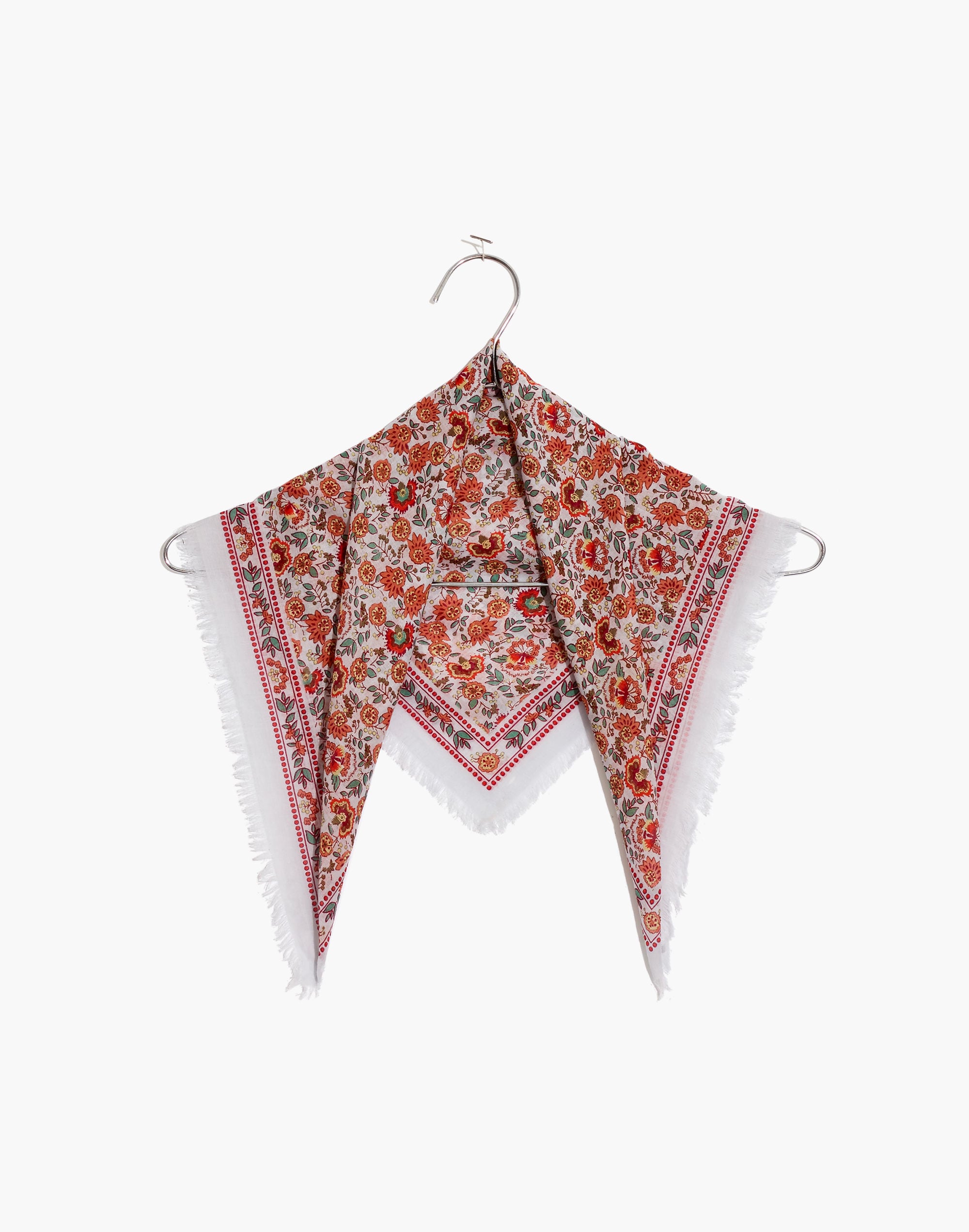 Fringed Organic Cotton Bandana