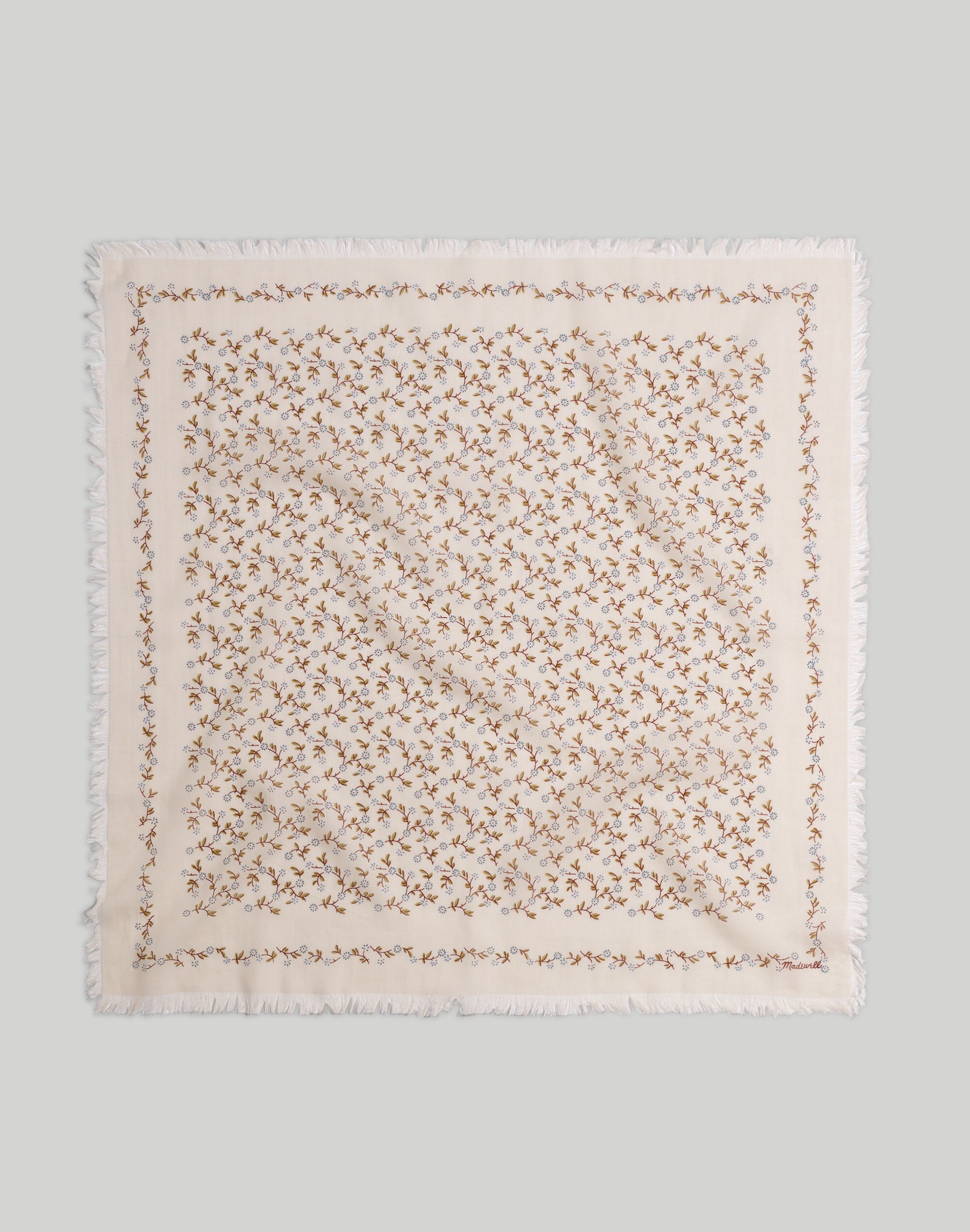 Fringed Organic Cotton Bandana