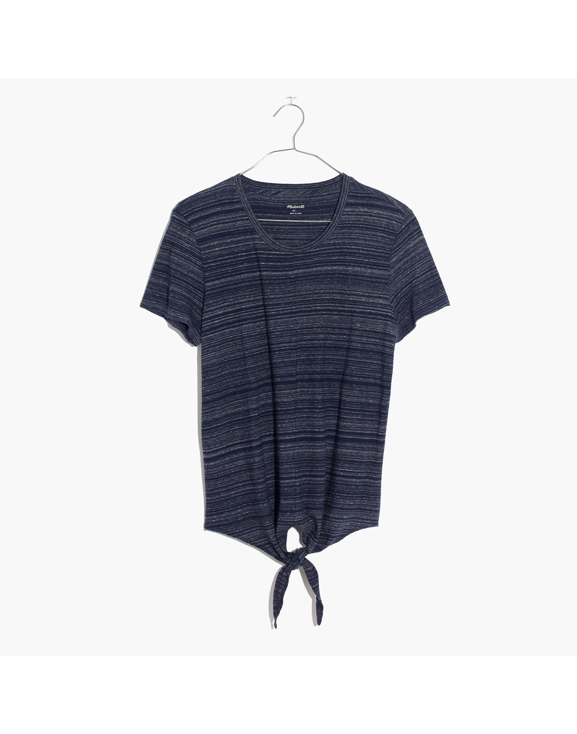 tie-front tee