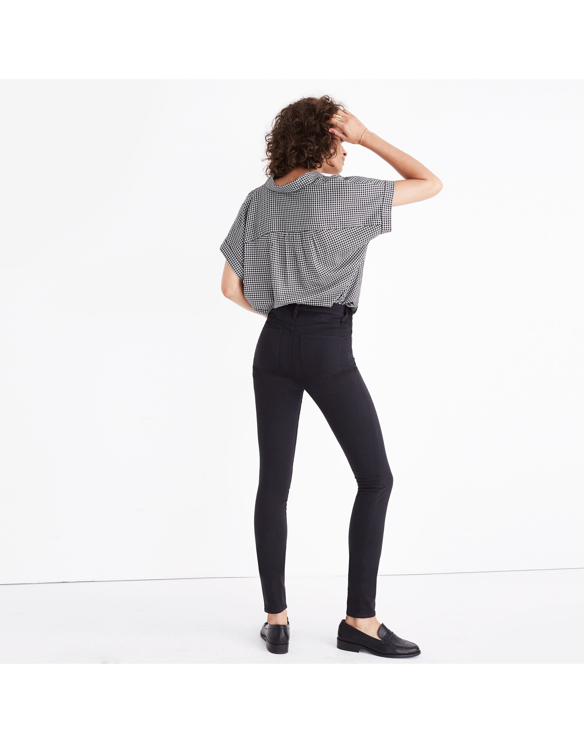 Taller 9" High-Rise Skinny Sateen Jeans