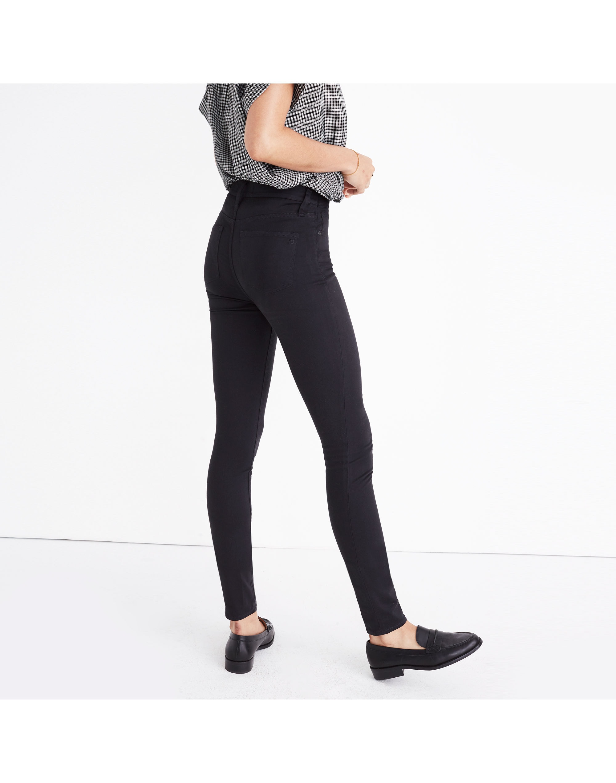 Taller 9" High-Rise Skinny Sateen Jeans
