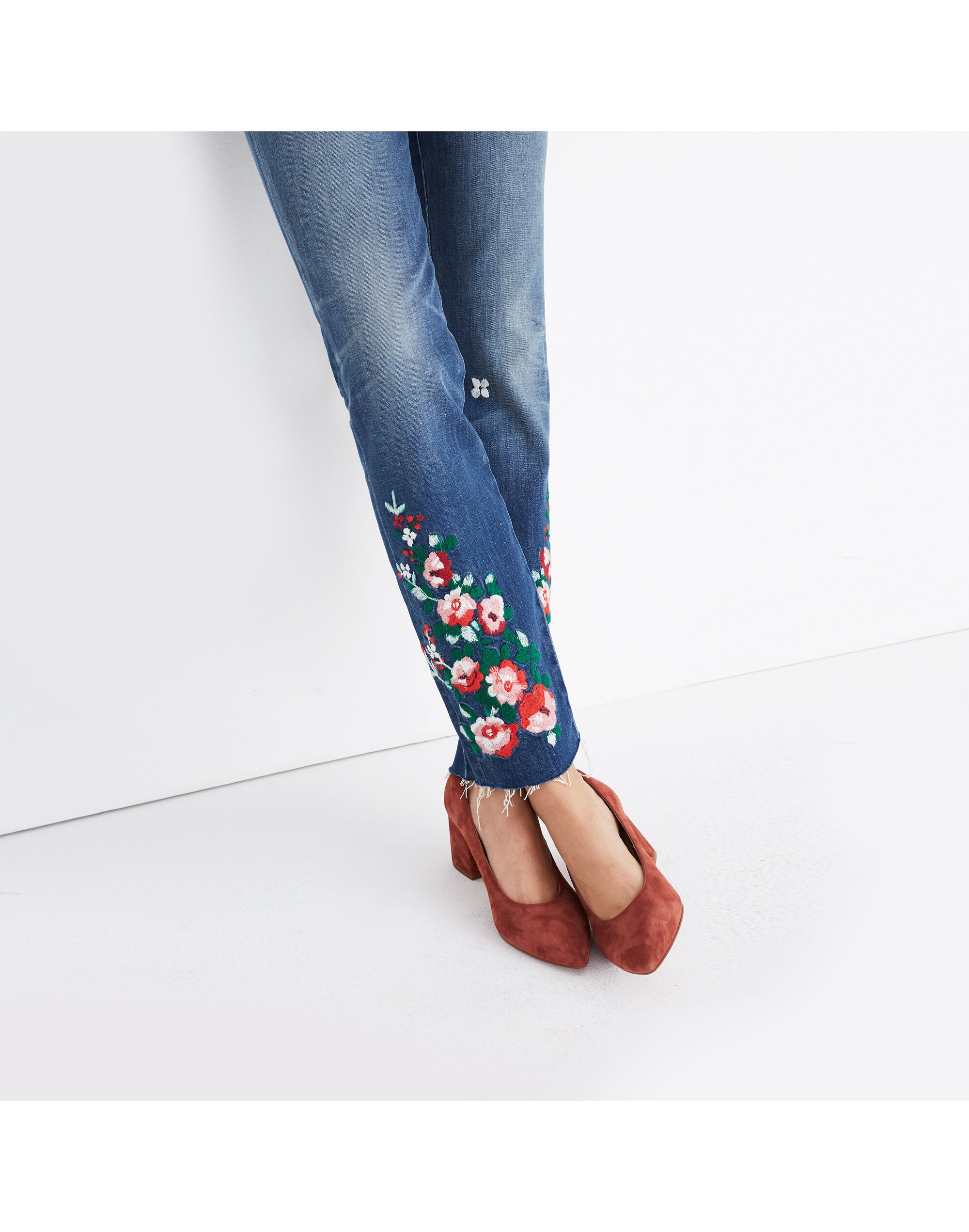 The High-Rise Slim Boyjean: Embroidered Edition