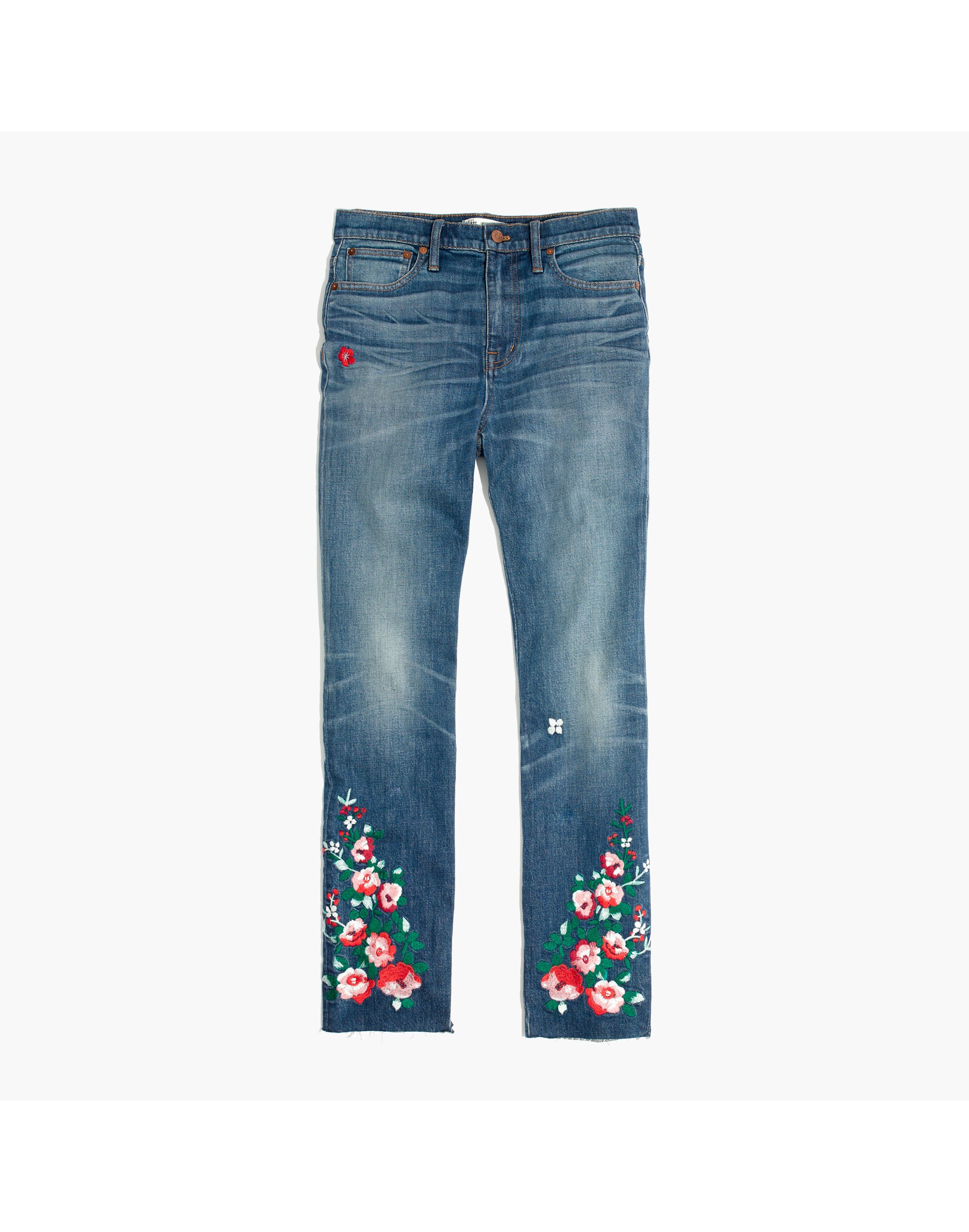 The High-Rise Slim Boyjean: Embroidered Edition