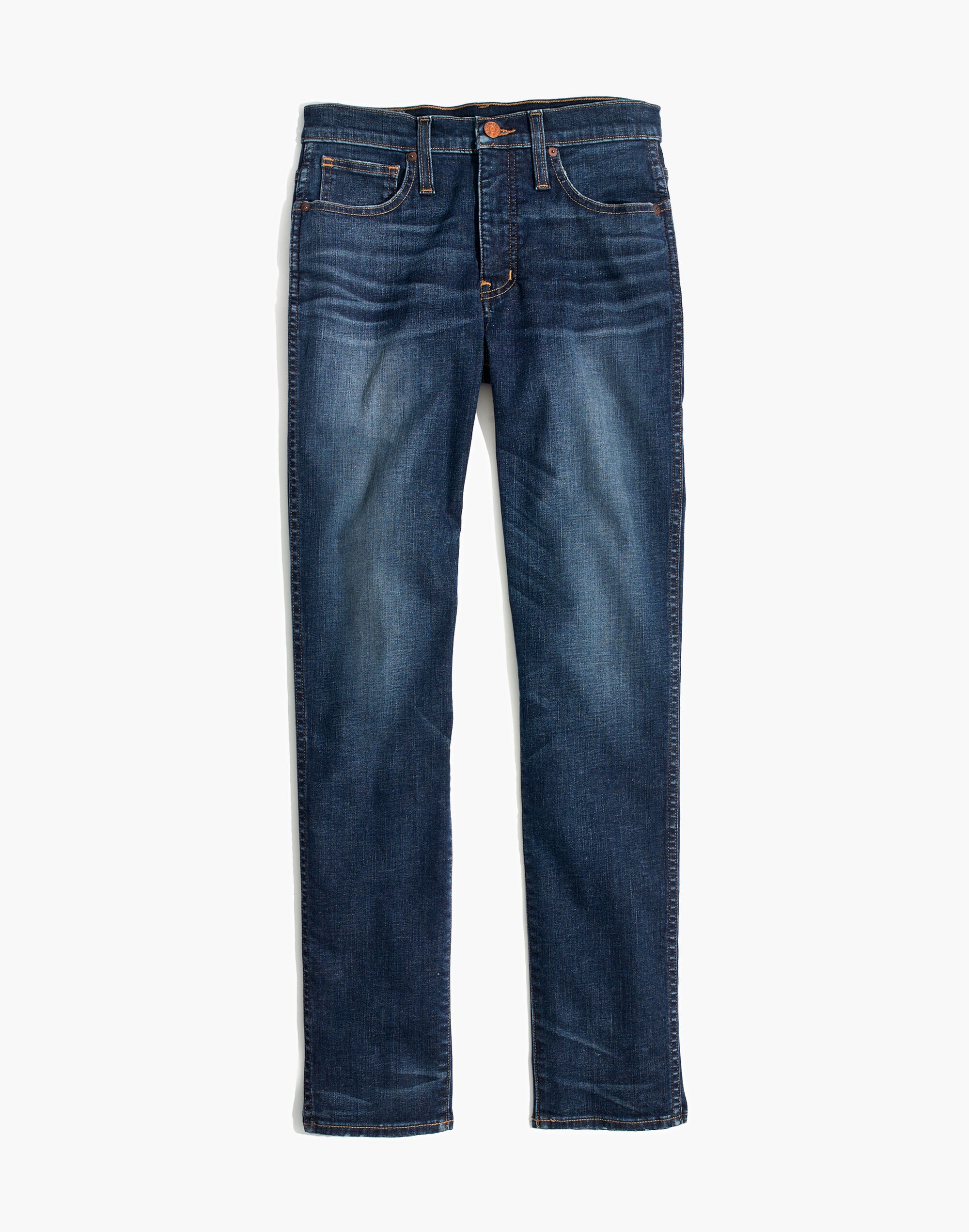 Slim Straight Jeans in William Wash
