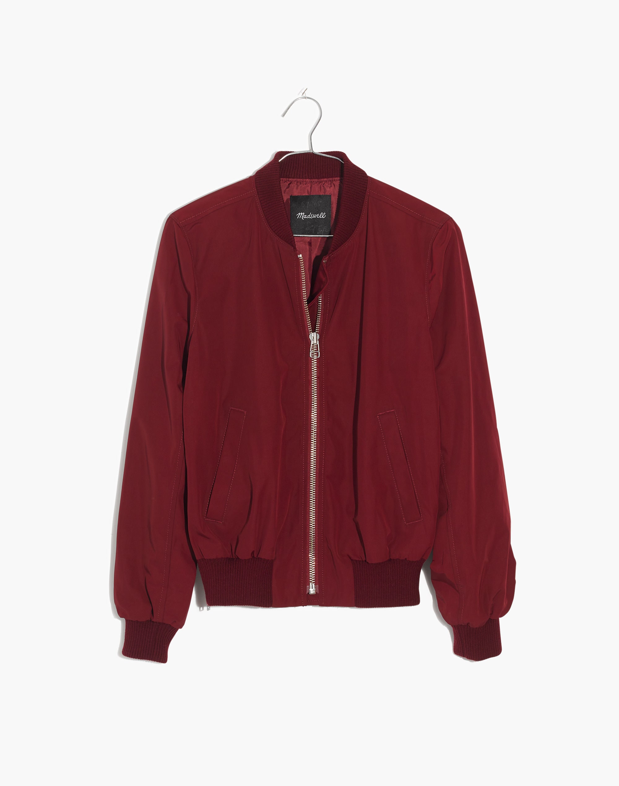 Side-Zip Bomber Jacket