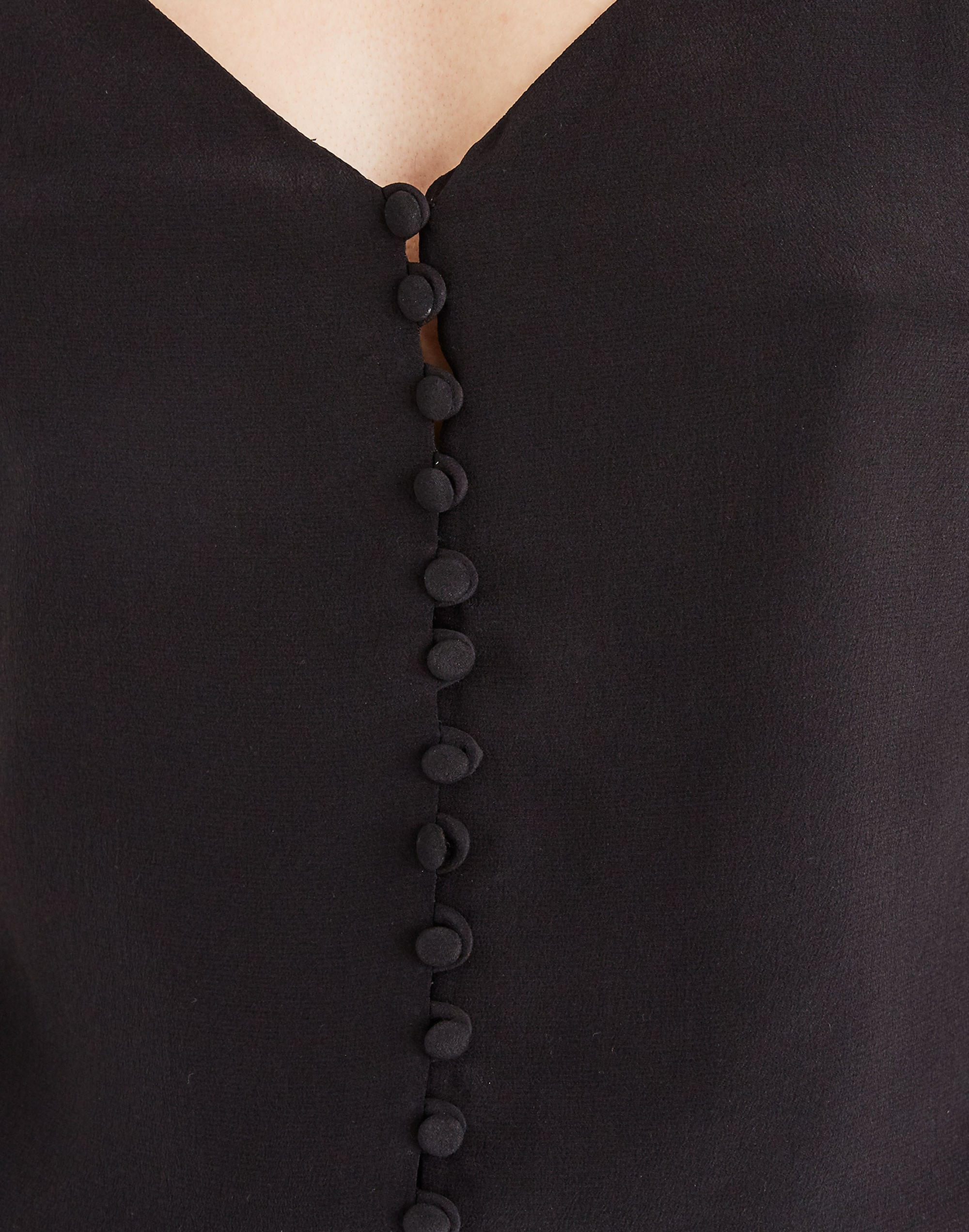 Silk Button-Down Cami