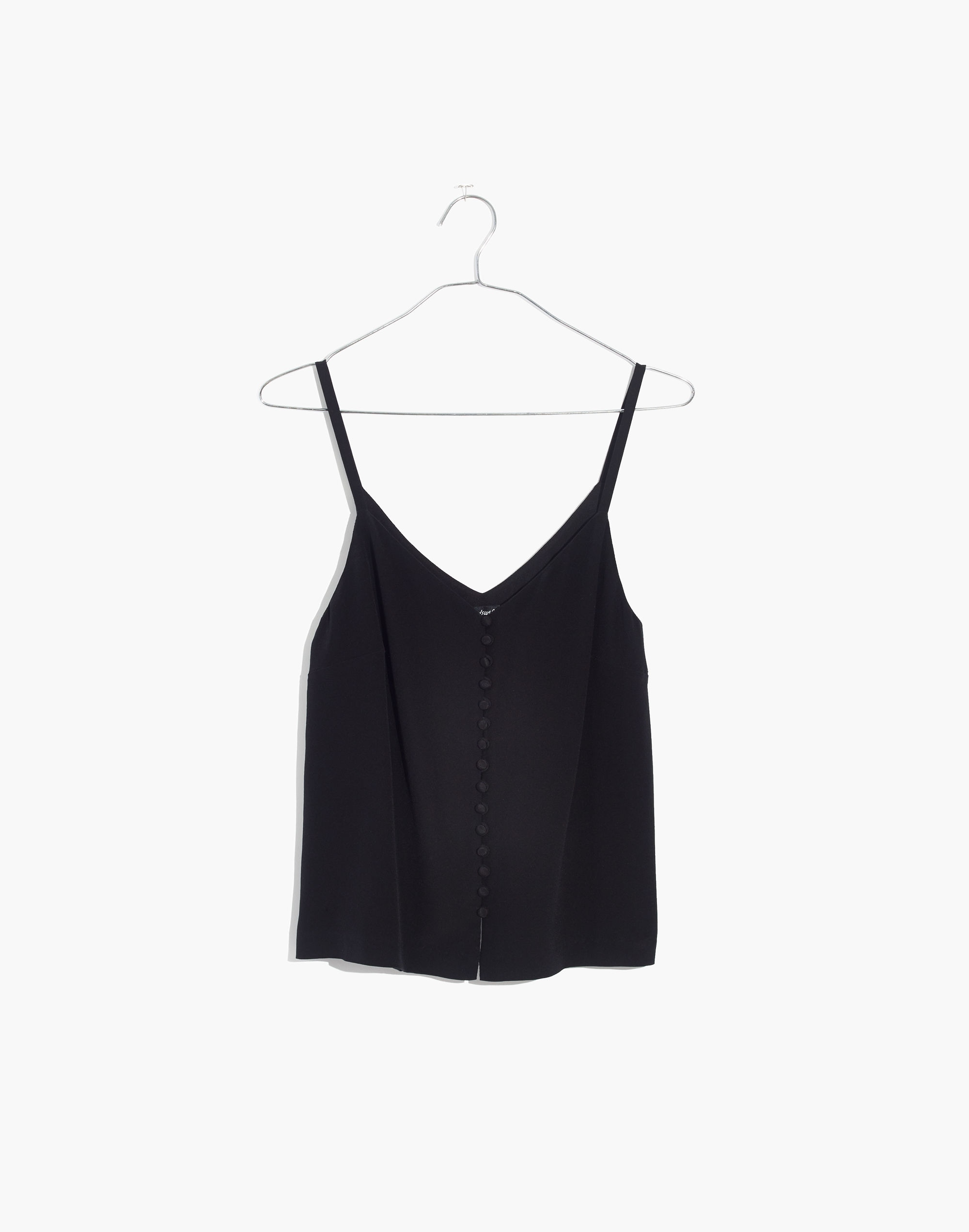 Silk Button-Down Cami