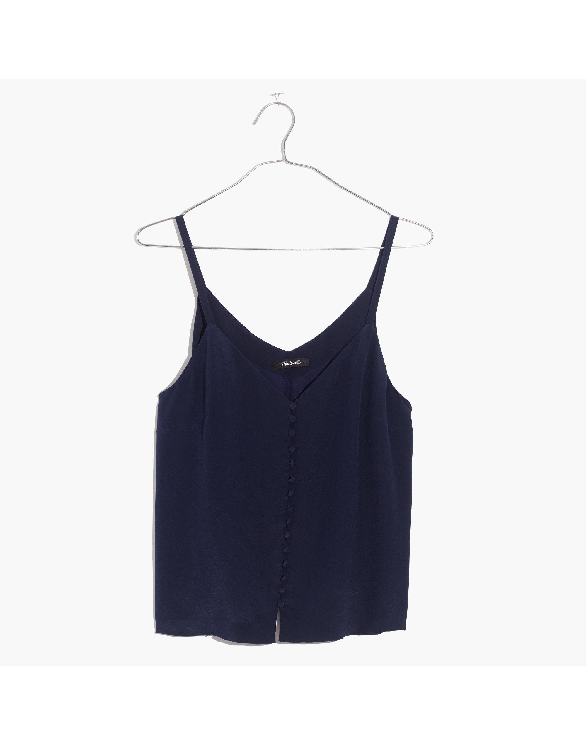 Silk Button-Down Cami
