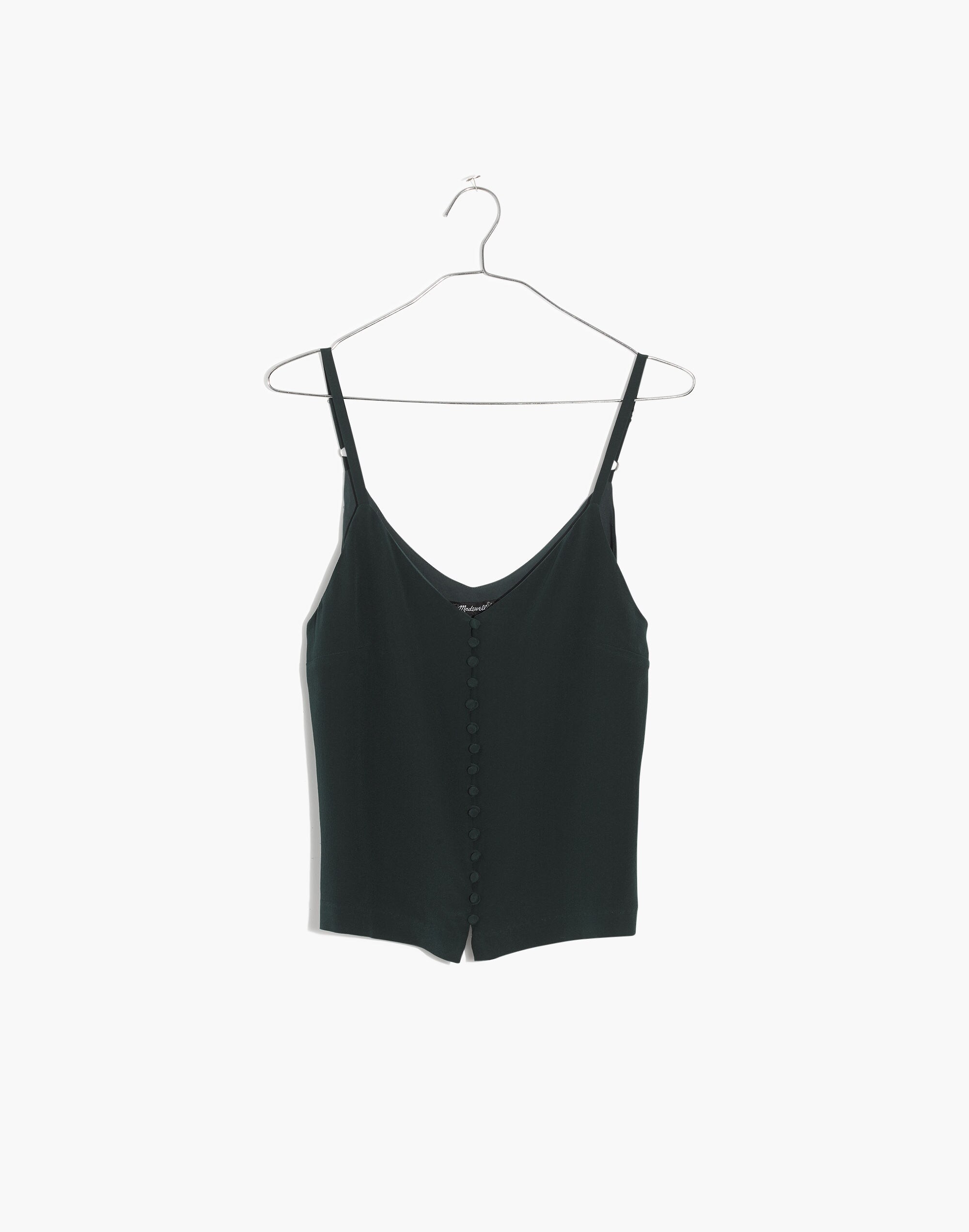 Silk Button-Down Cami