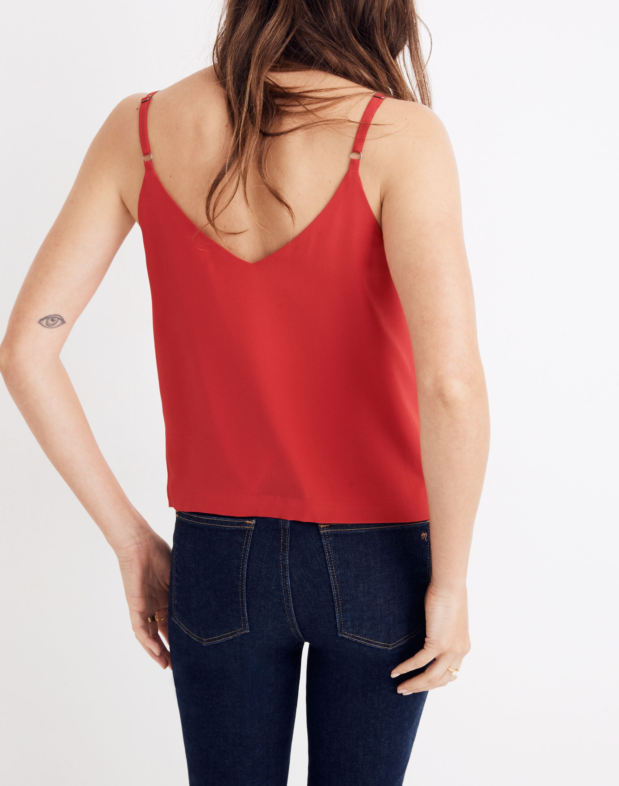 Silk Button-Down Cami