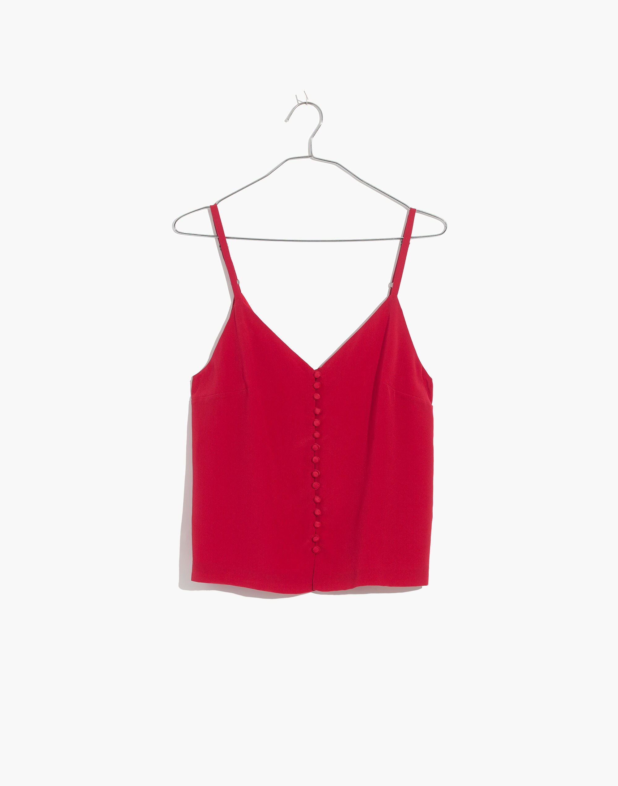 Silk Button-Down Cami