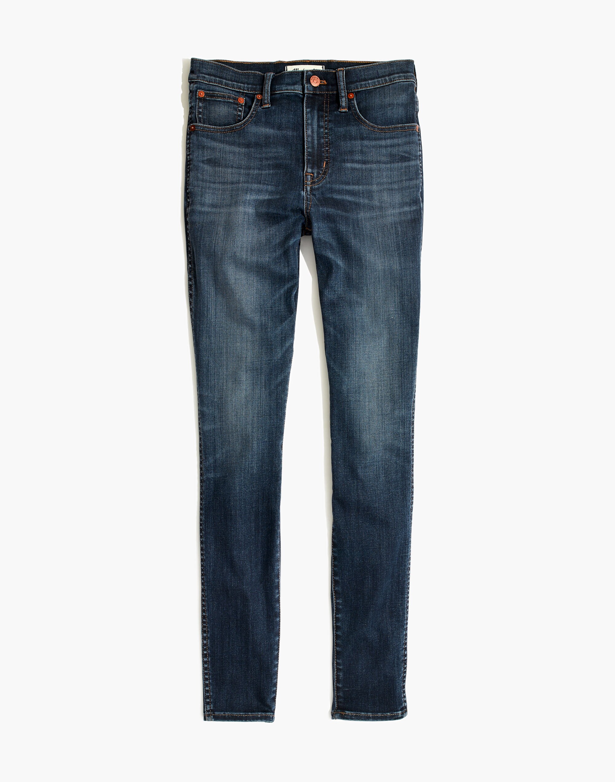 10" High-Rise Skinny Jeans in Danny Wash: TENCEL&trade; Denim Edition