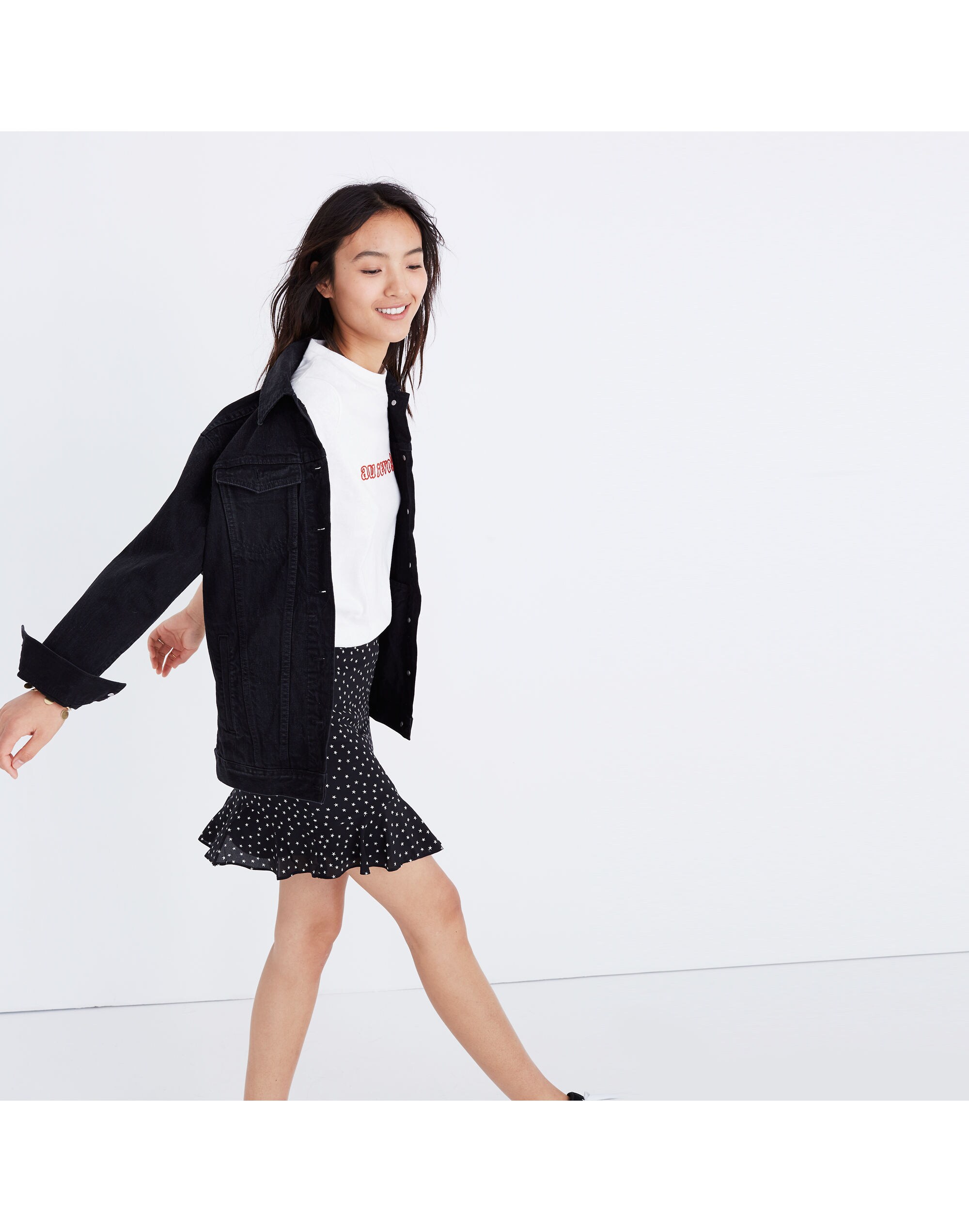 The Oversized Jean Jacket in Lunar Wash