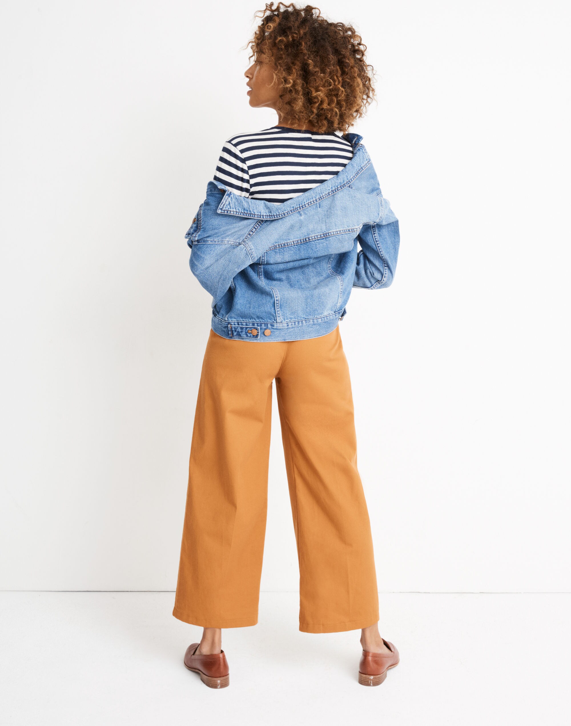 Pleated Wide-Leg Pants