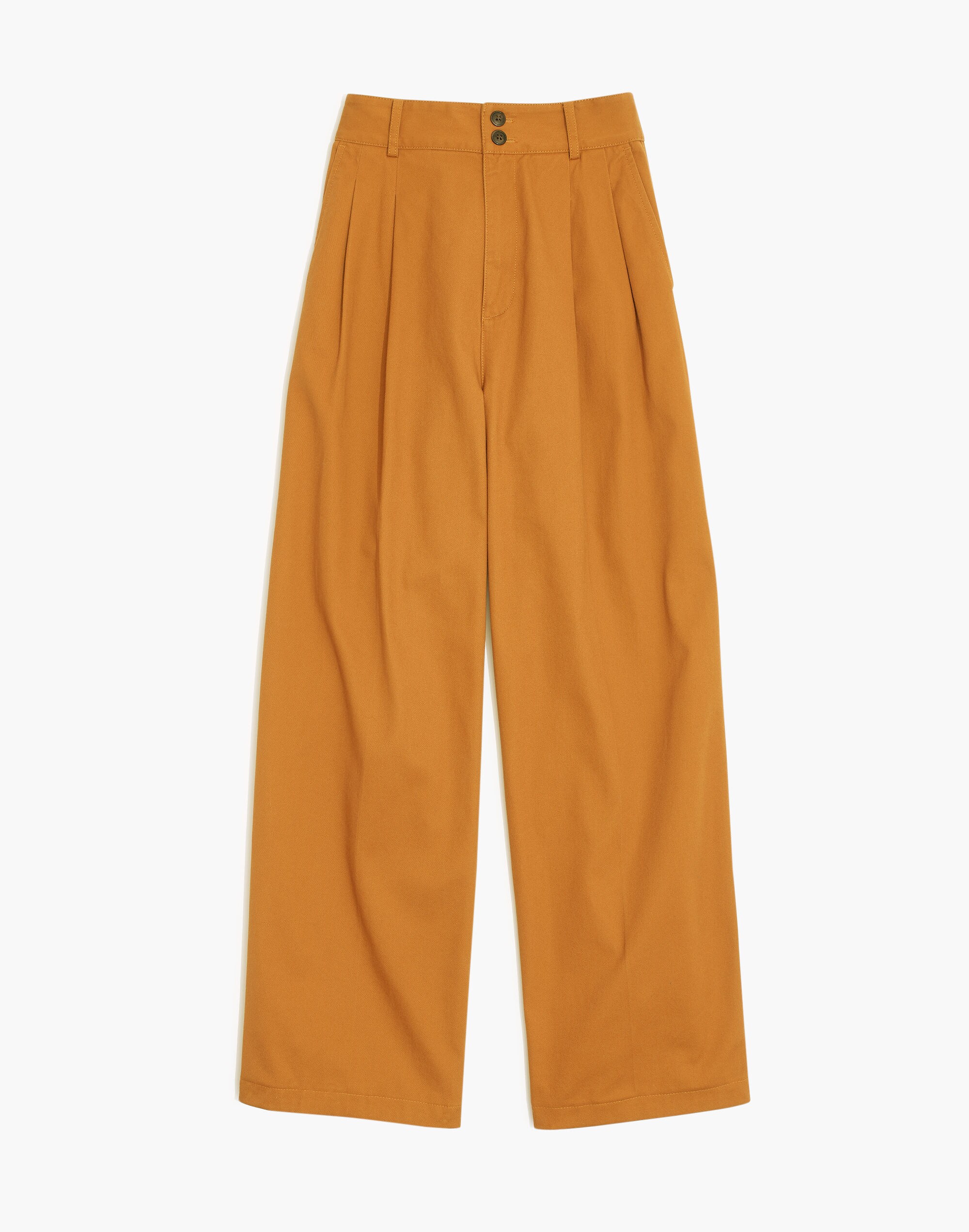 Pleated Wide-Leg Pants
