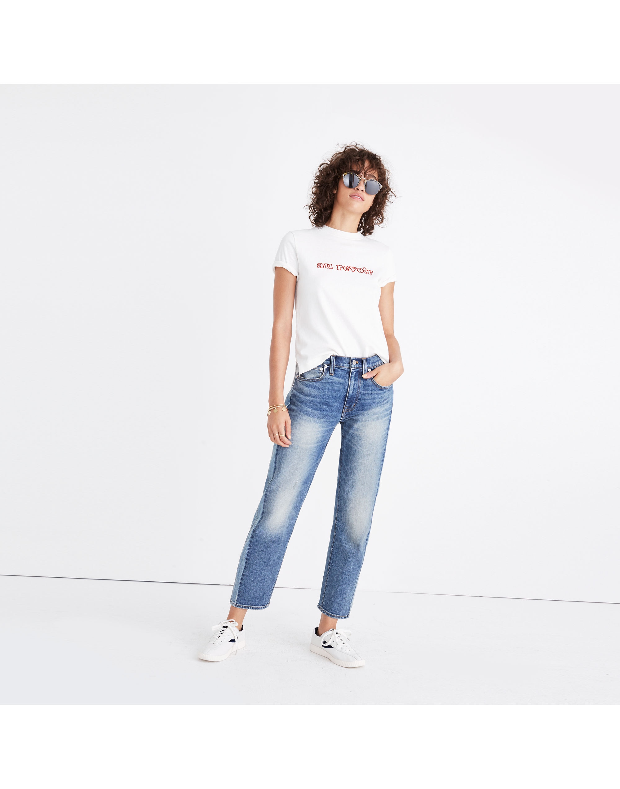 Cruiser Straight Crop Jeans: Pieced Edition