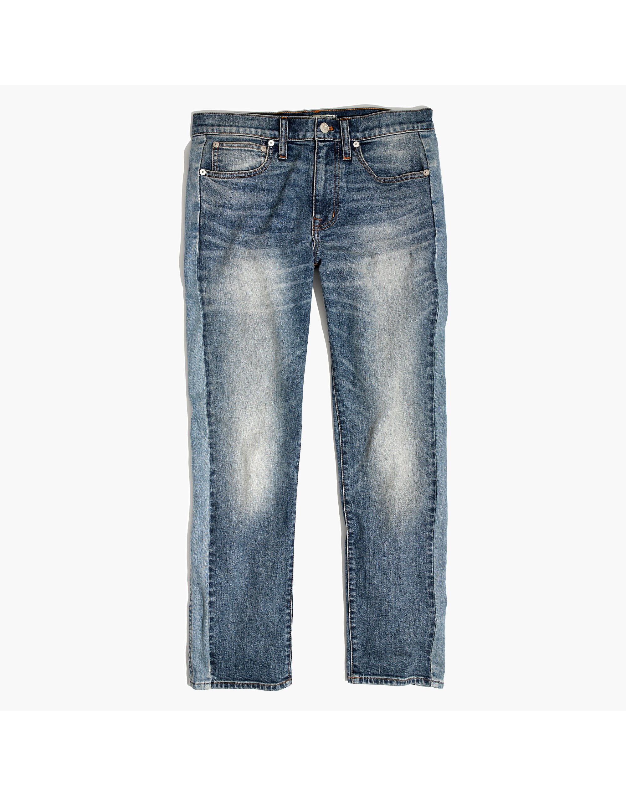 Cruiser Straight Crop Jeans: Pieced Edition