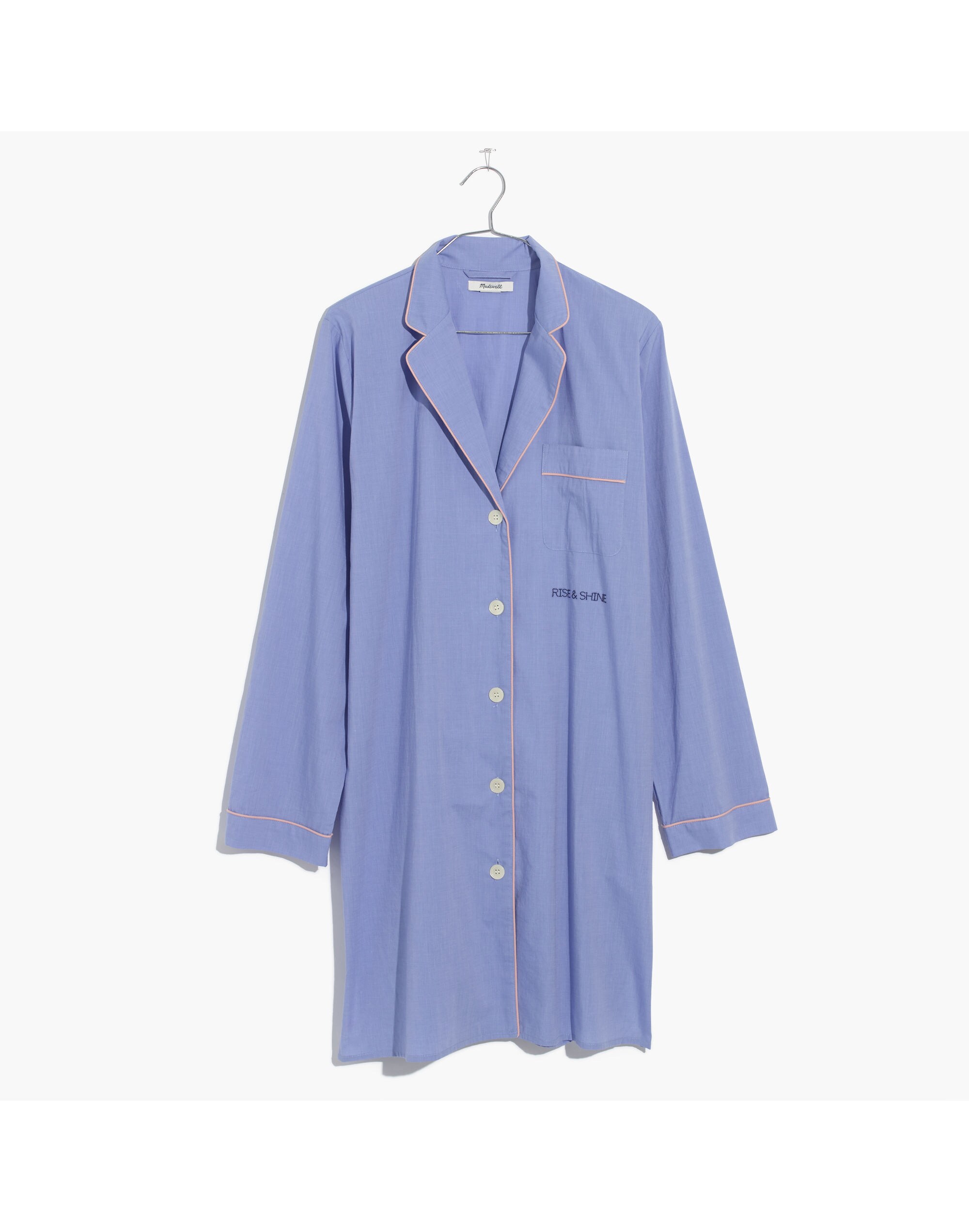 Embroidered Rise and Shine Nightshirt