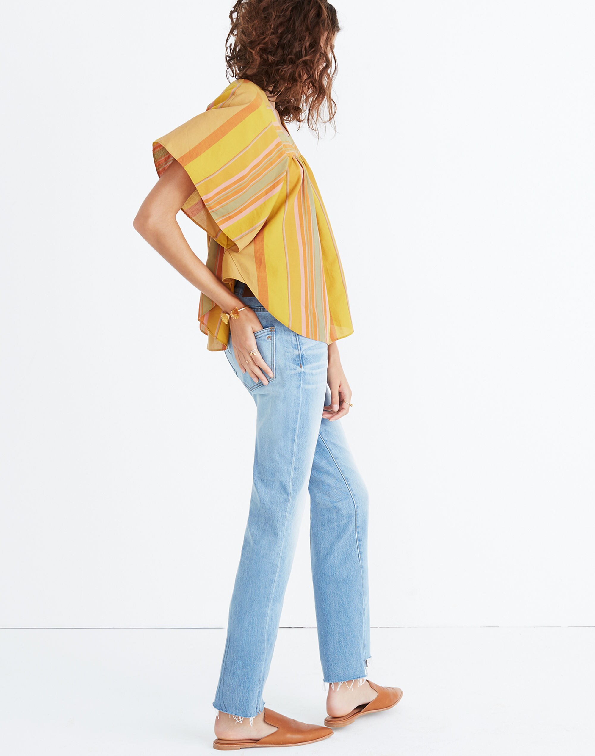 Striped Butterfly Top