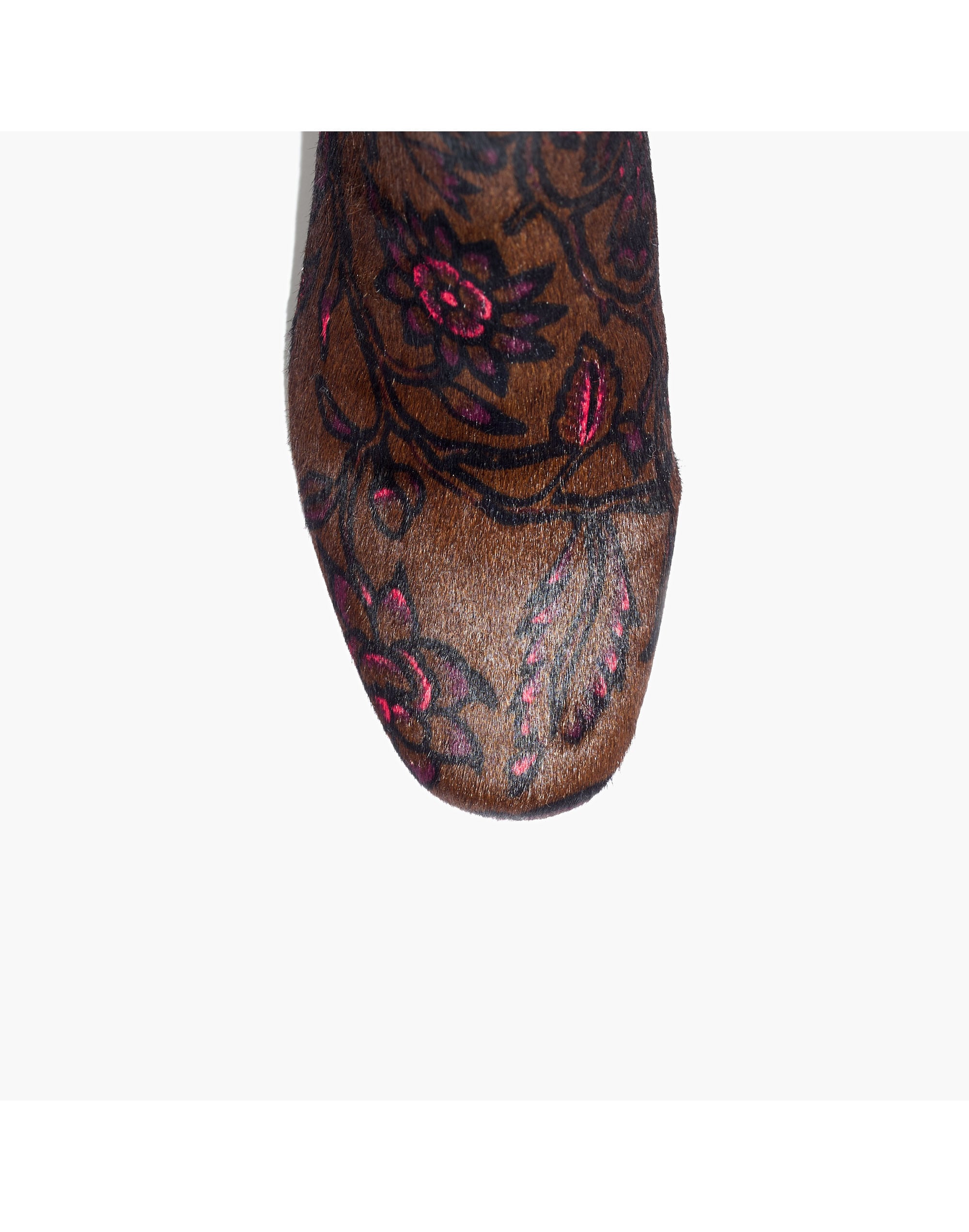 The Margot Boot in Floral Calf Hair