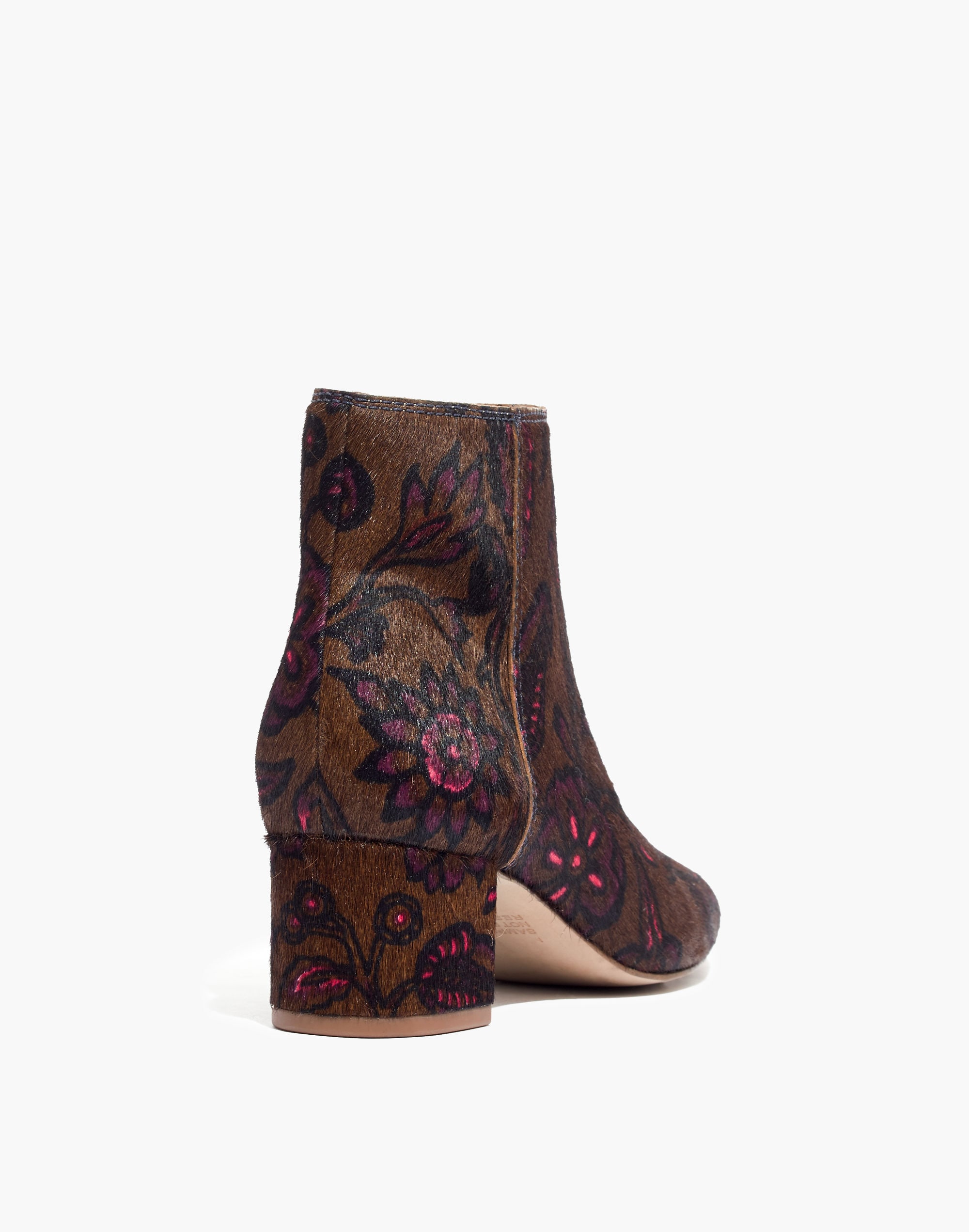 The Margot Boot in Floral Calf Hair