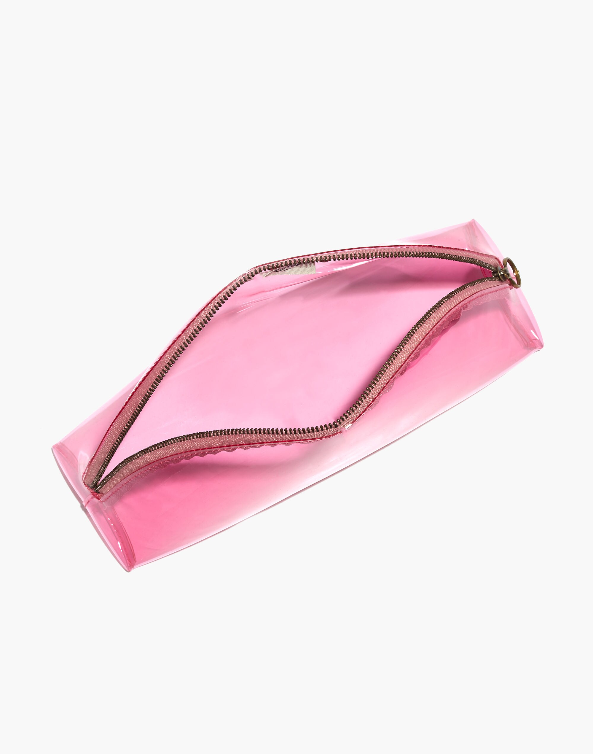 Large Crystalline Half-Moon Pouch