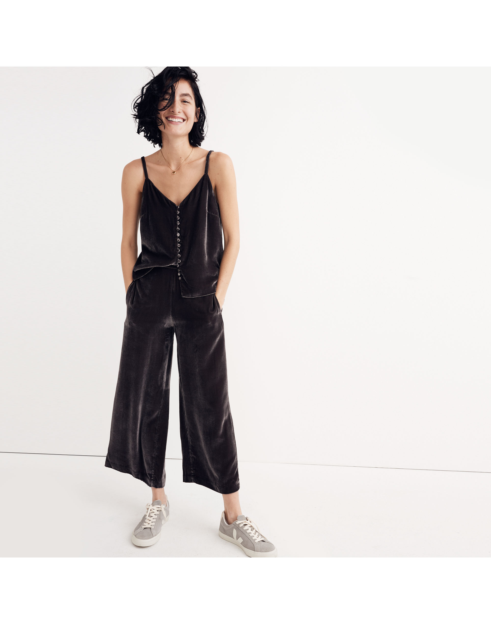 Velvet Pull-On Pants