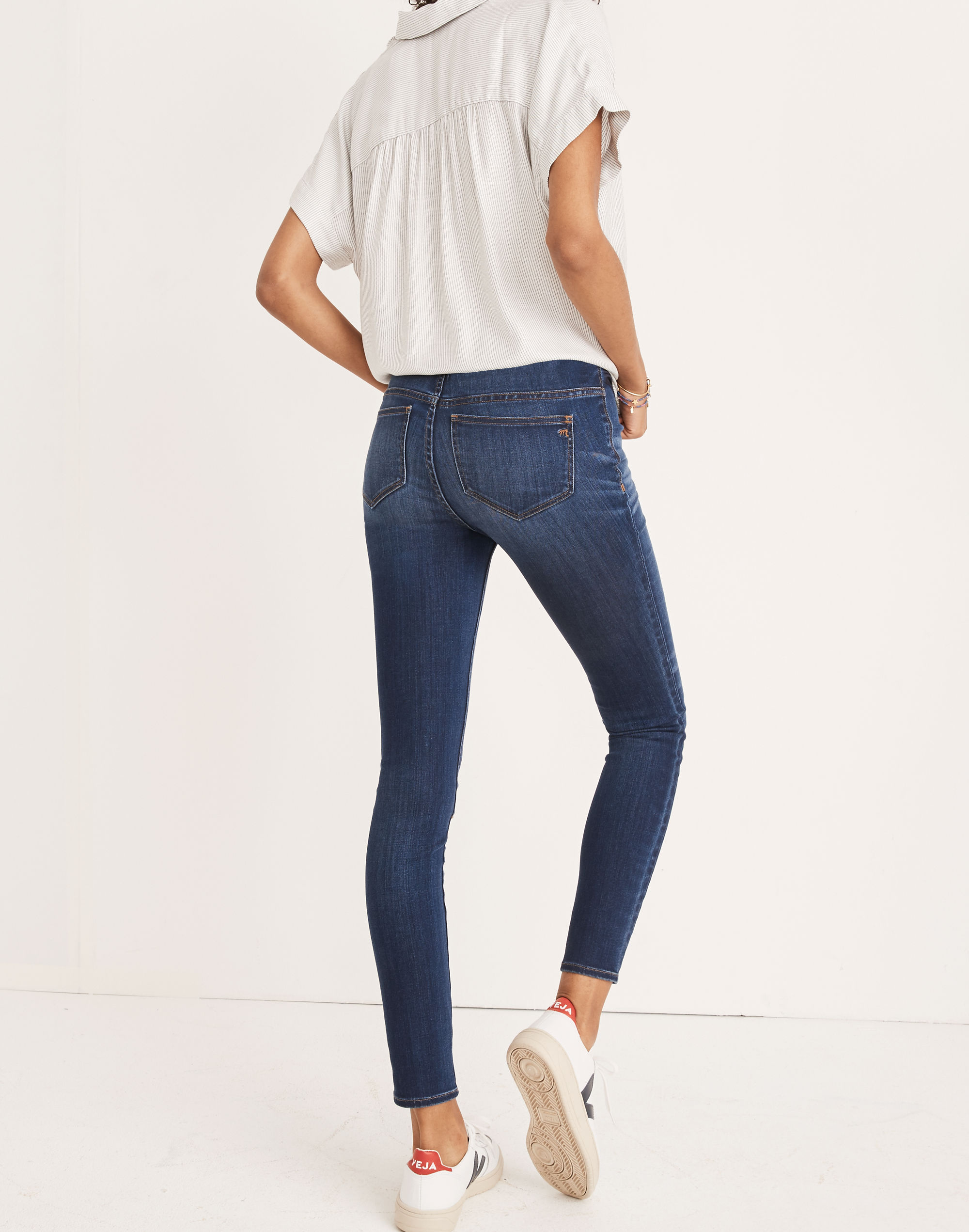 Maternity Over-the-Belly Skinny Jeans in Danny Wash: TENCEL&trade; Denim Edition