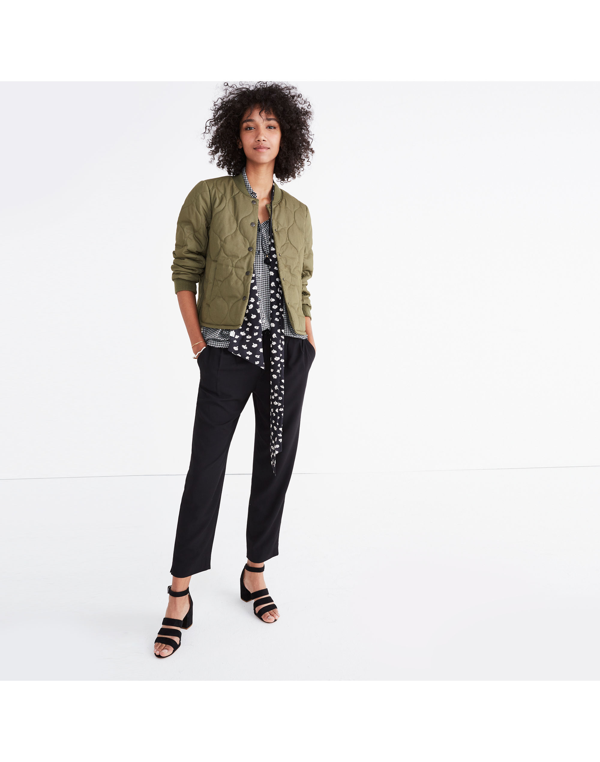 track trousers in true black