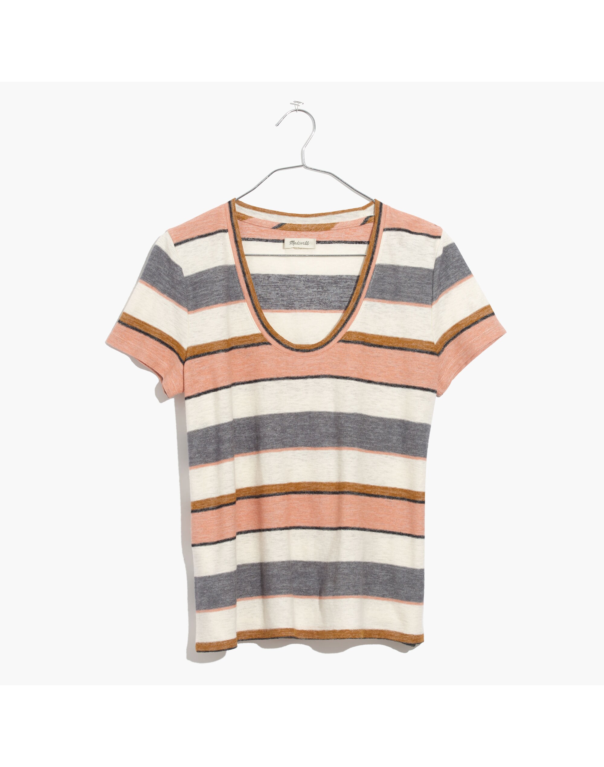 Alto Scoop Tee in Eller Stripe