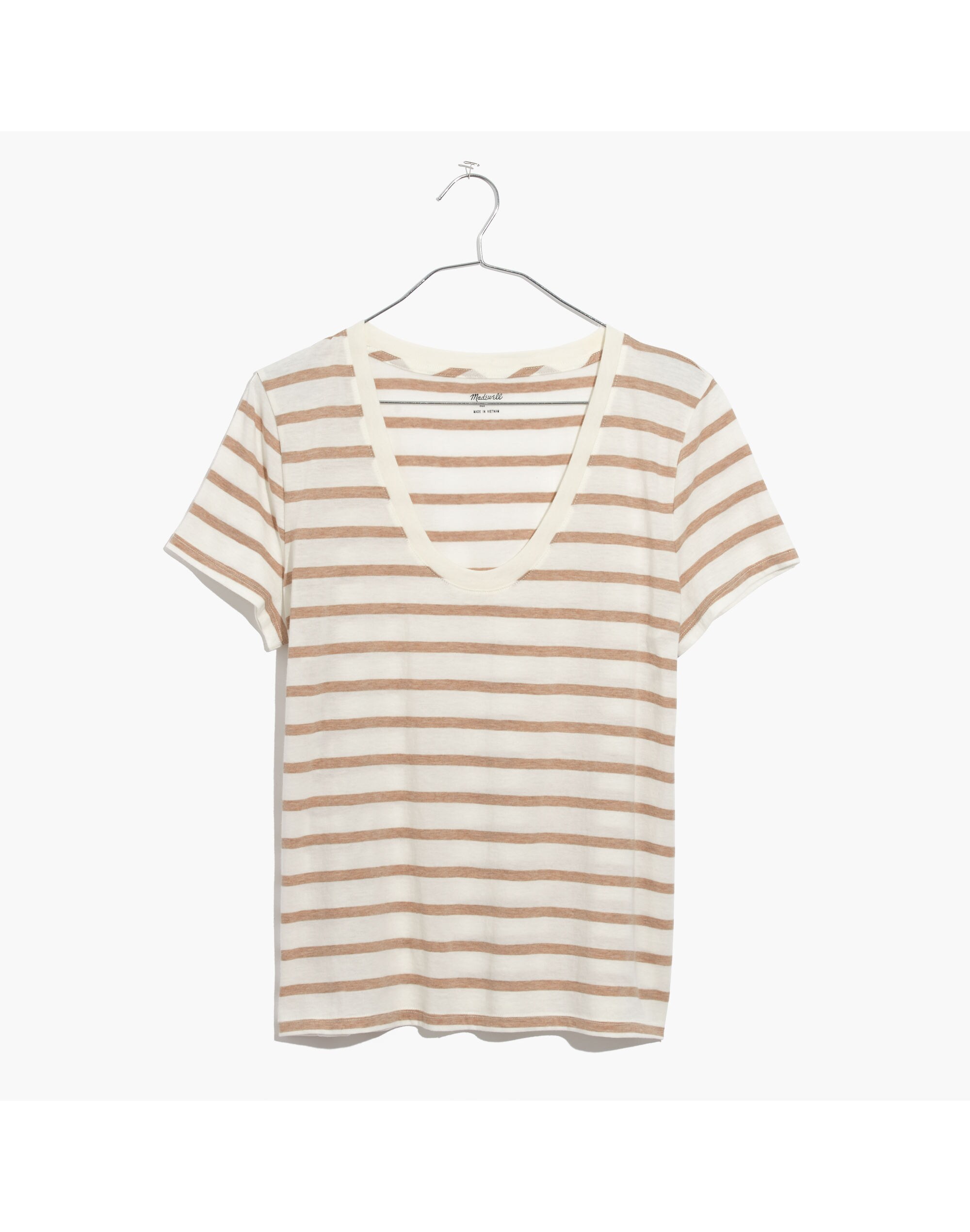 Alto Scoop Tee in Harriet Stripe