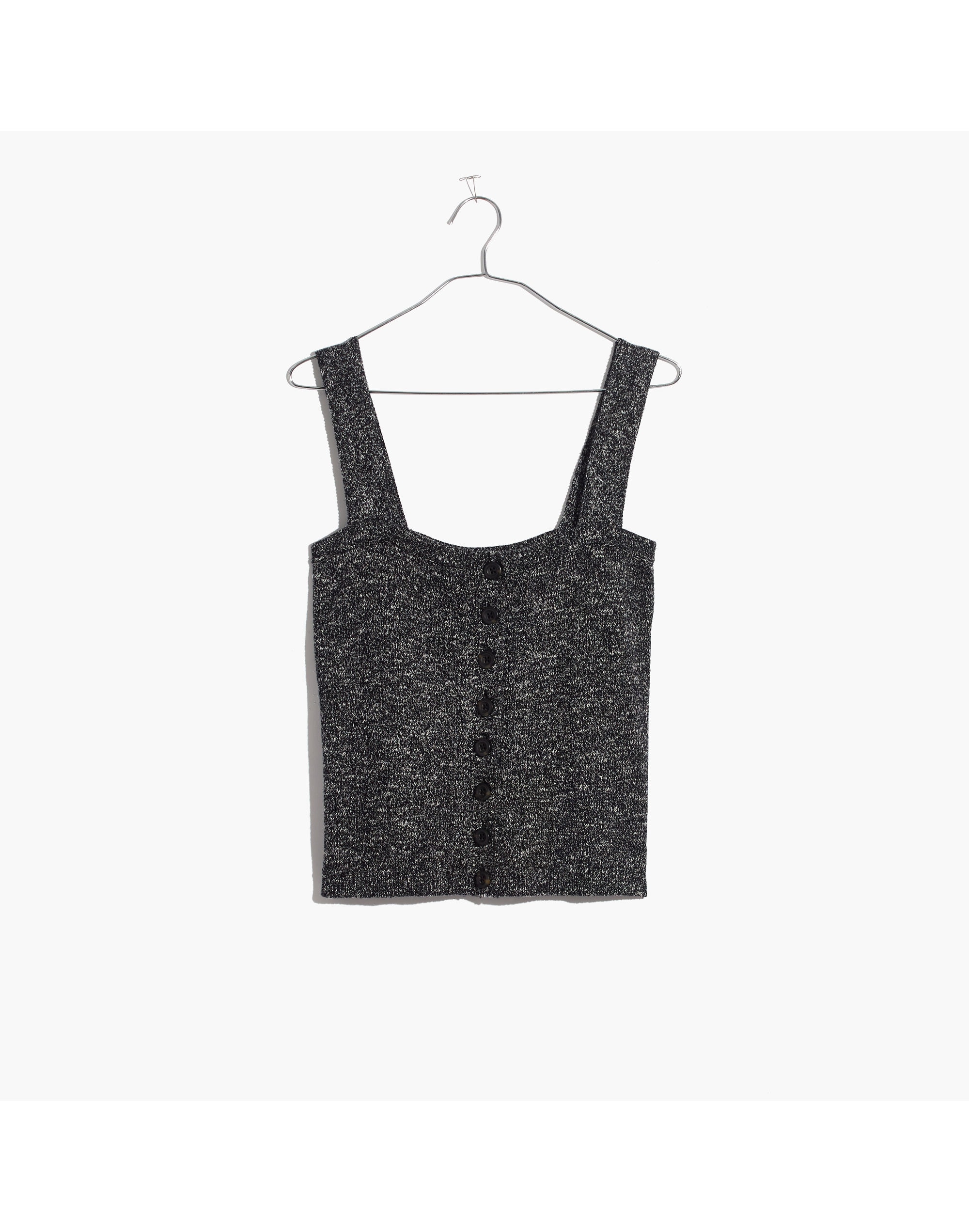 Button-Front Sweater Tank