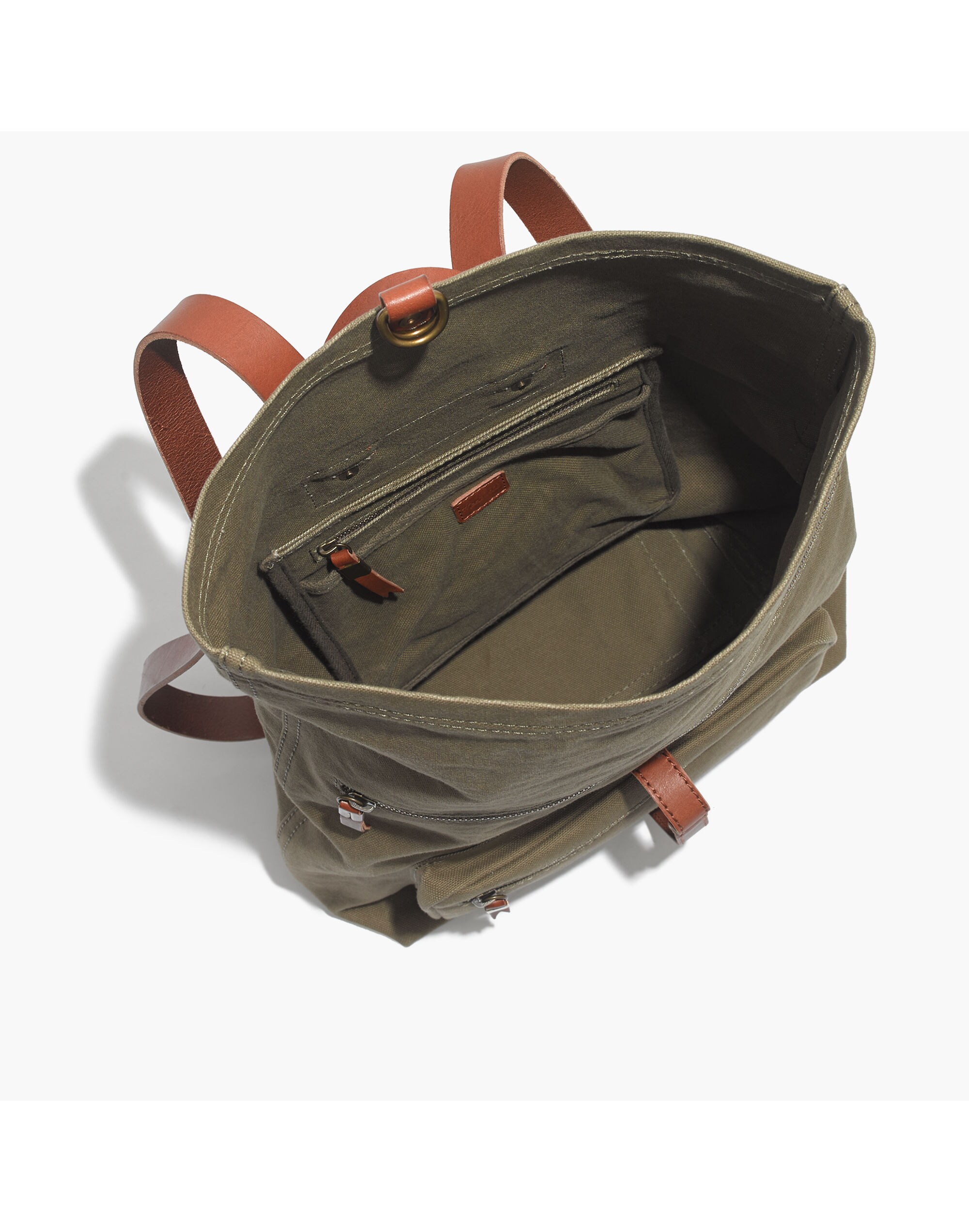 The Canvas Foldover Backpack