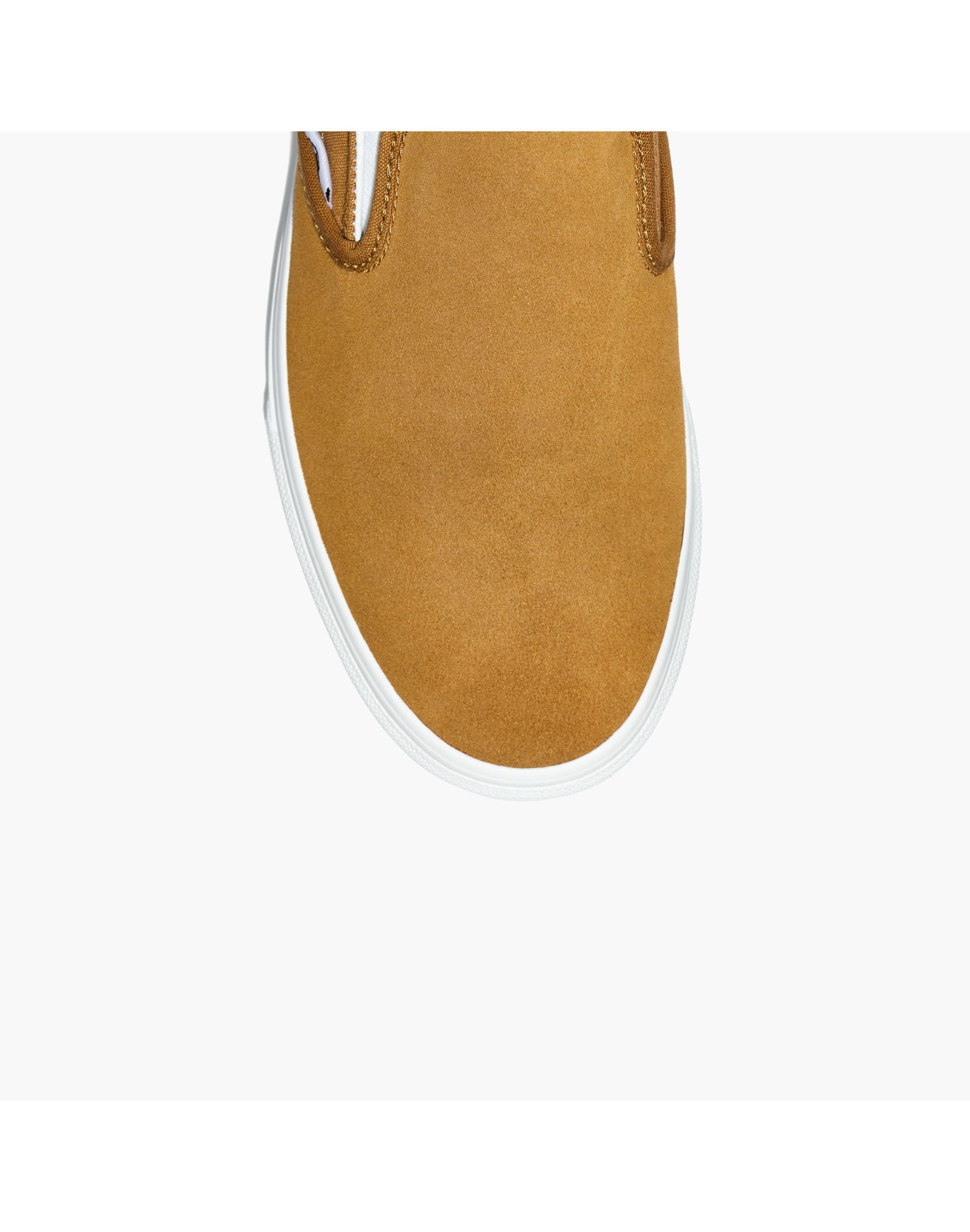 Vans&reg; Unisex Classic Slip-On Sneakers in Medal Bronze Suede