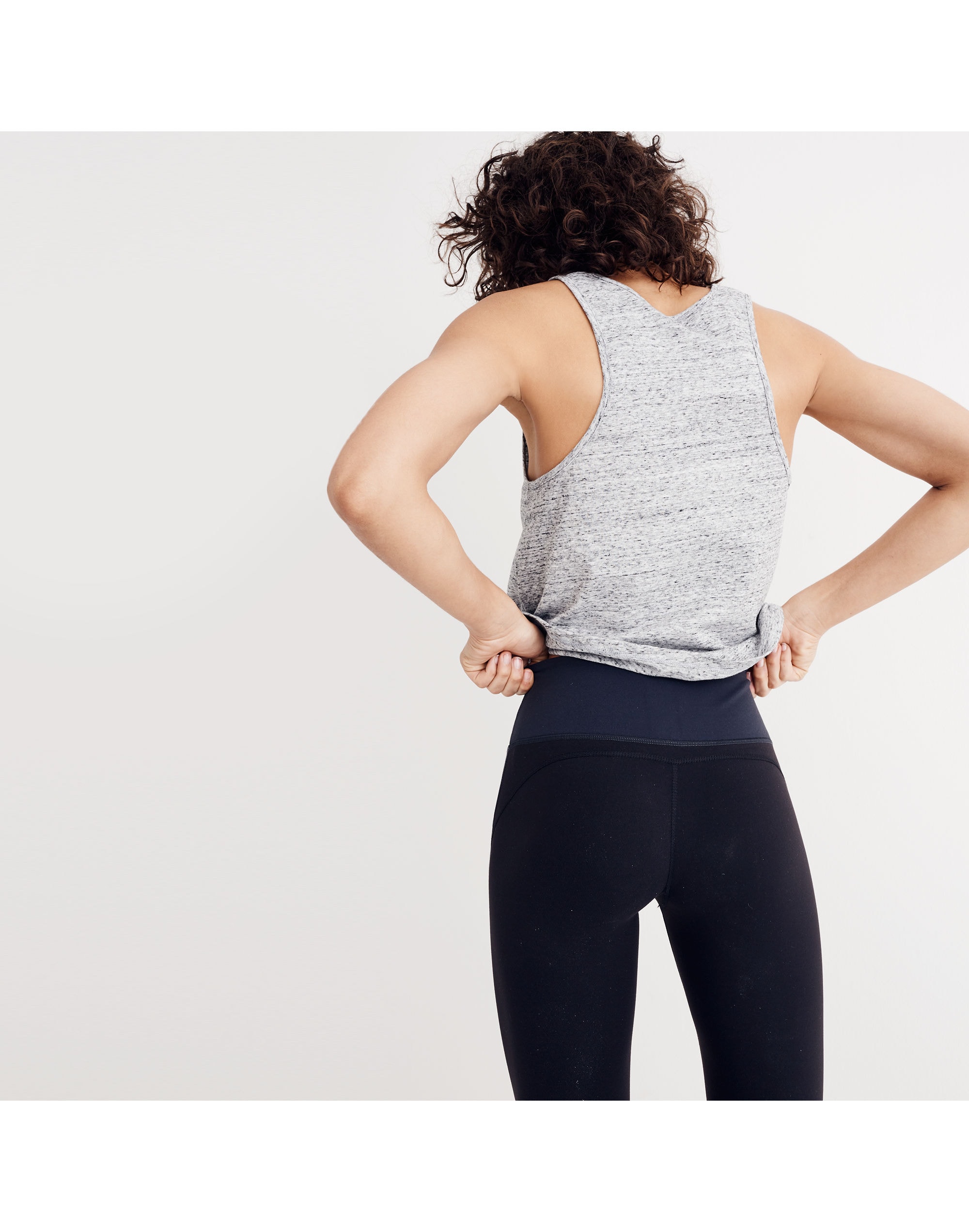 Embroidered Out of Town Racerback Tank Top