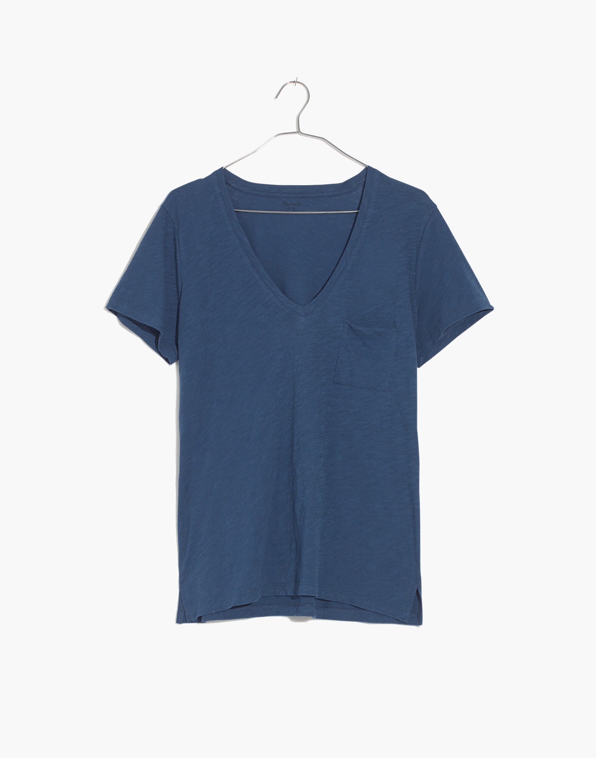 Whisper Cotton V-Neck Pocket Tee