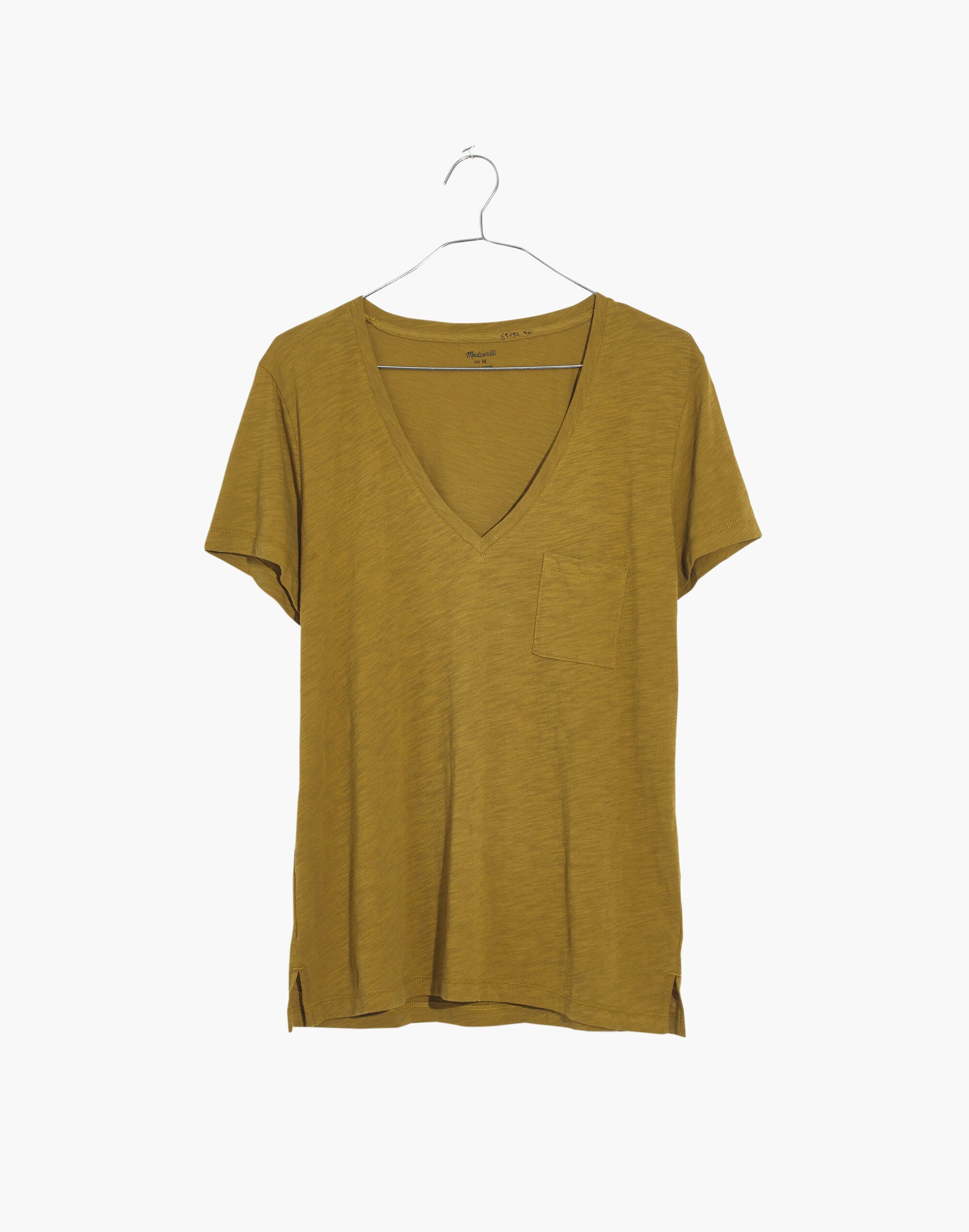 Whisper Cotton V-Neck Pocket Tee